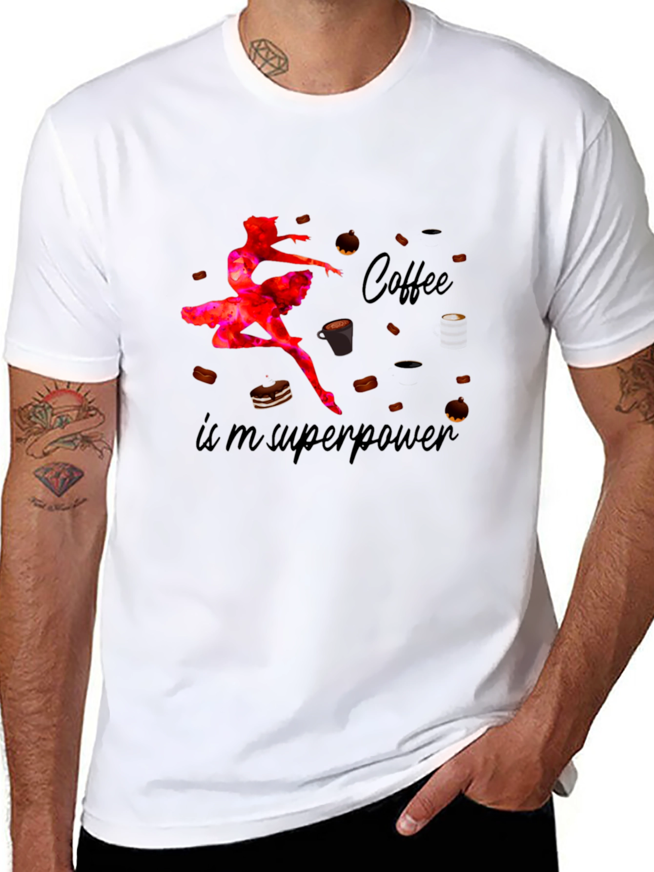 Coffee Superpower Graphic Tee