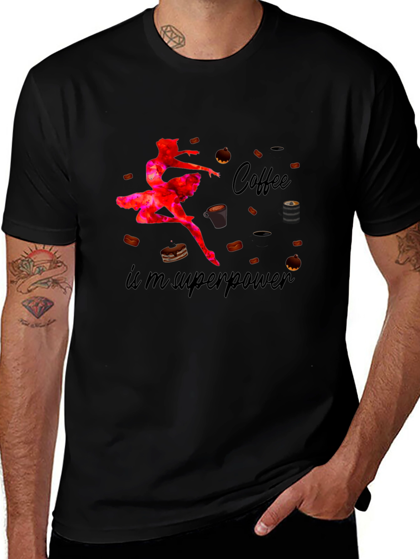 Coffee Superpower Graphic Tee