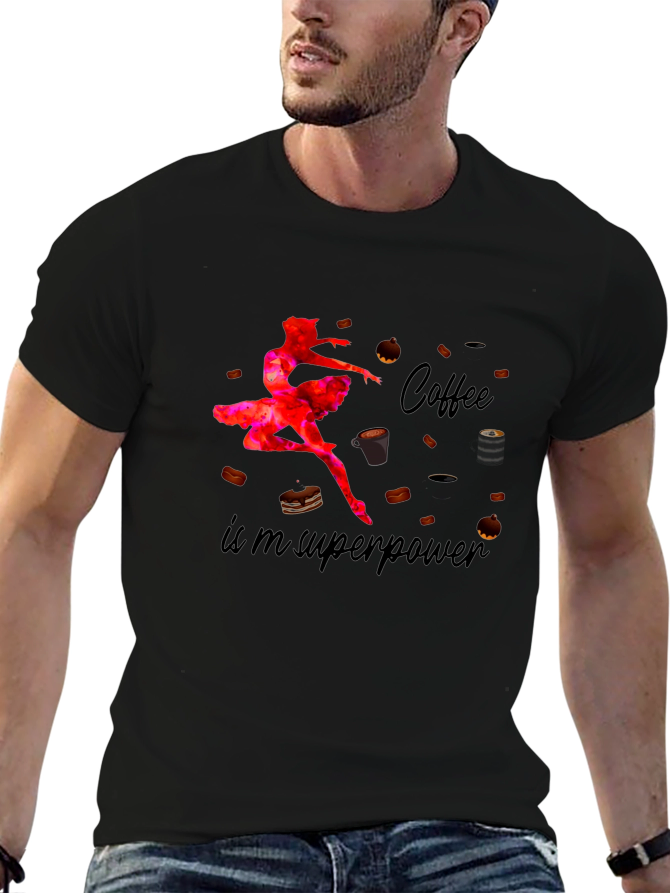 Coffee Superpower Graphic Tee