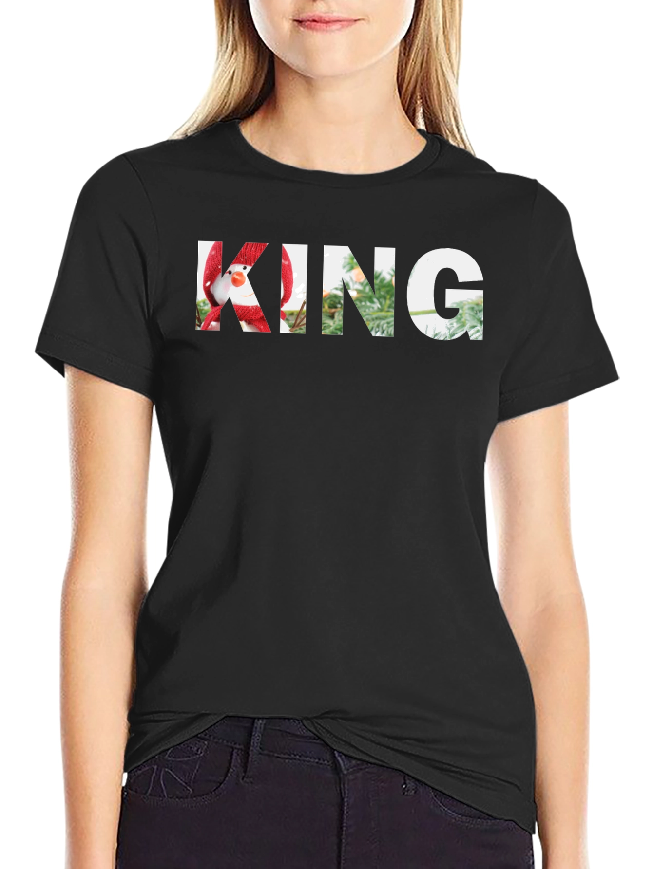 Festive Holiday King Graphic T-Shirt