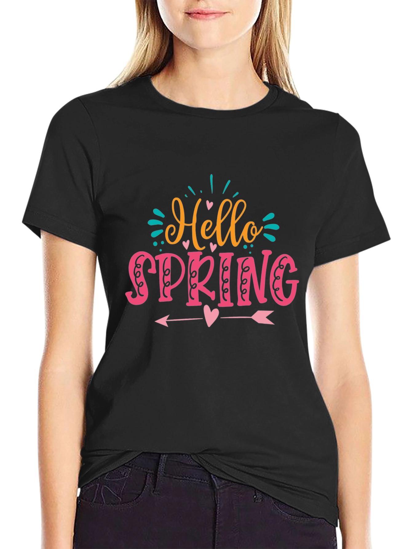Hello Spring Graphic T-Shirt