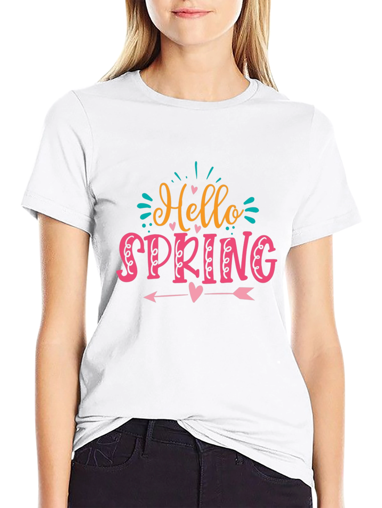 Hello Spring Graphic T-Shirt