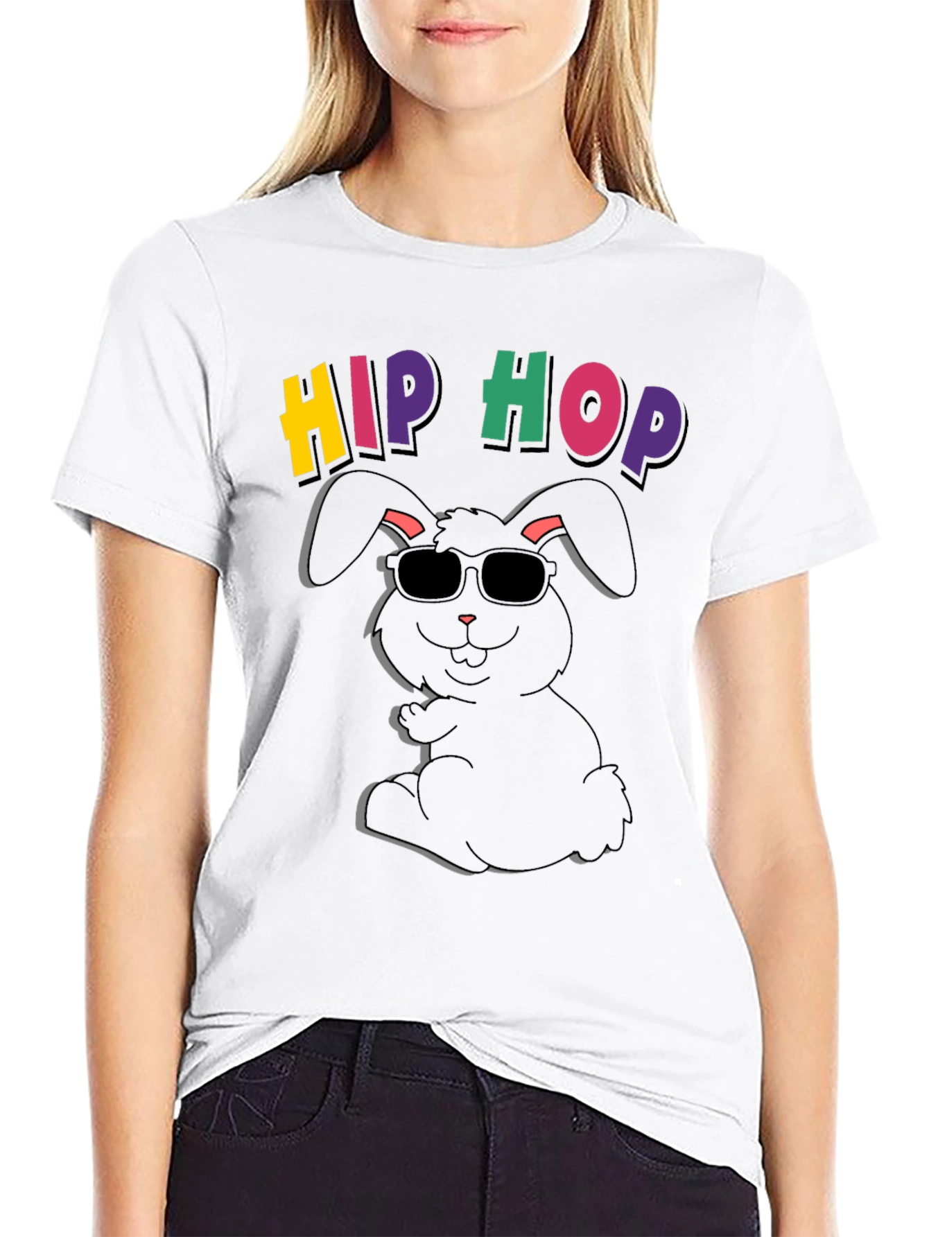 Hip Hop Bunny T-Shirt - Cool Easter Tee