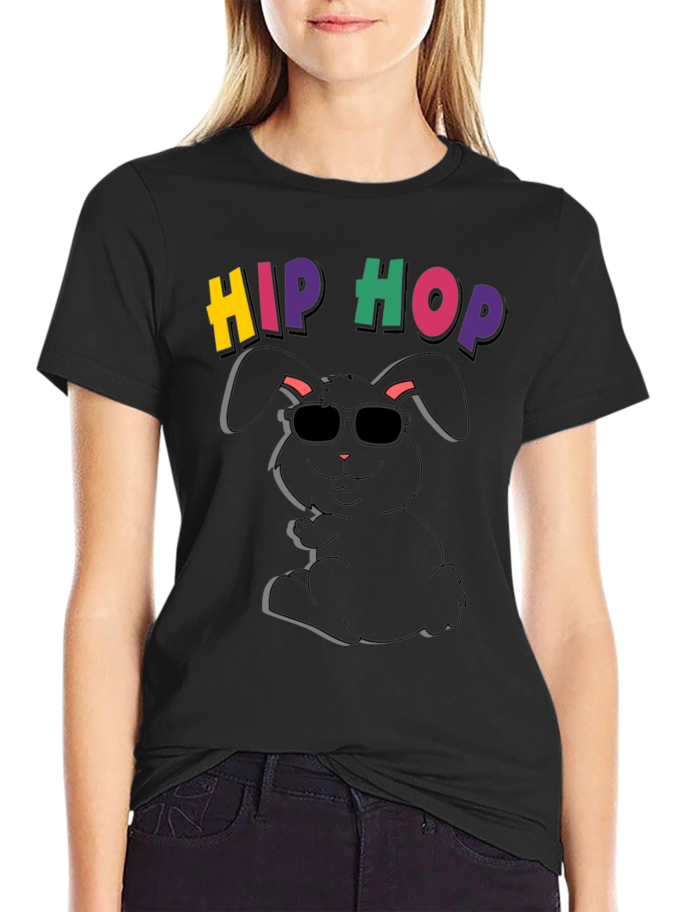 Hip Hop Bunny T-Shirt - Cool Easter Tee