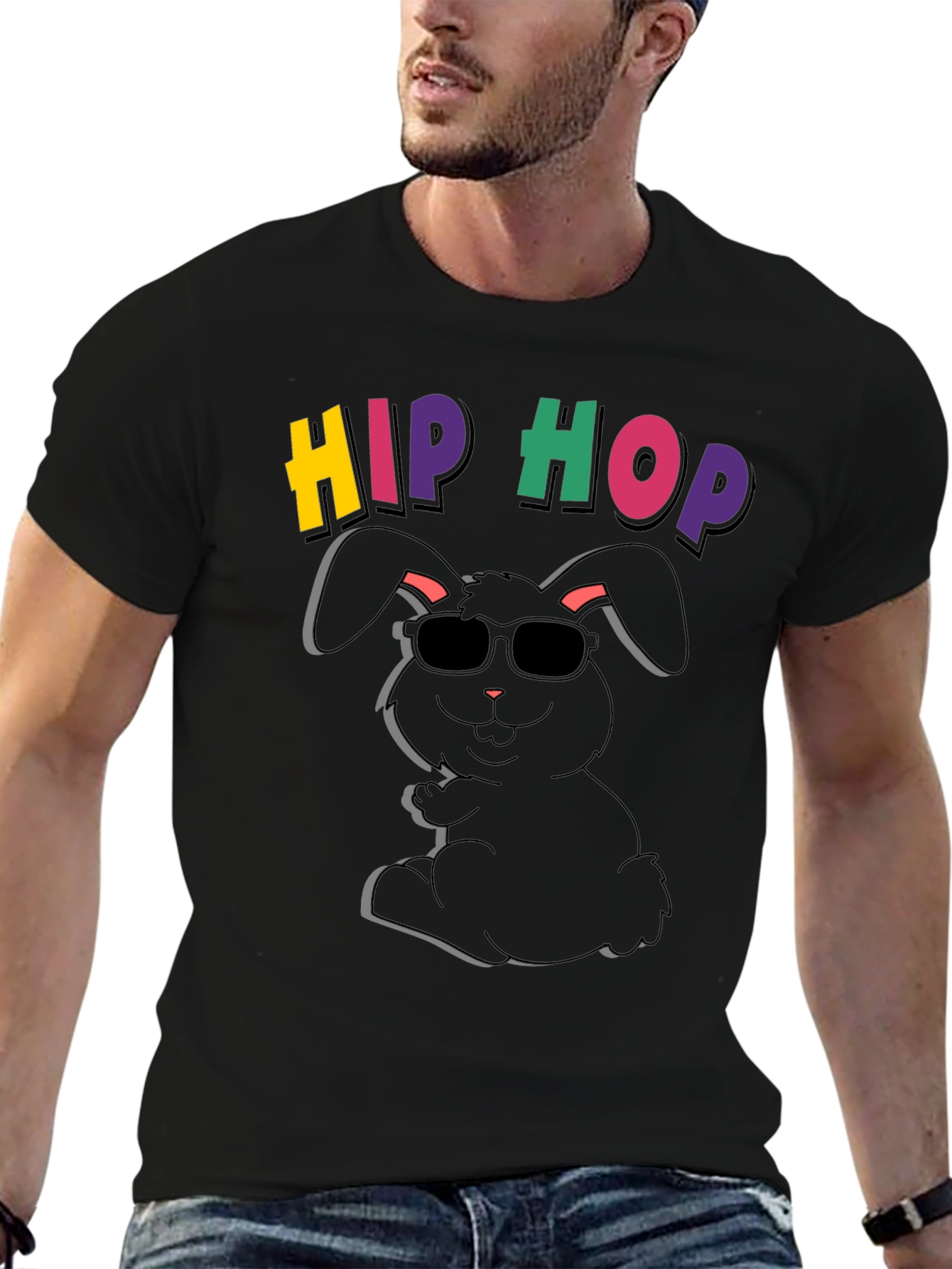 Hip Hop Bunny T-Shirt - Cool Easter Tee
