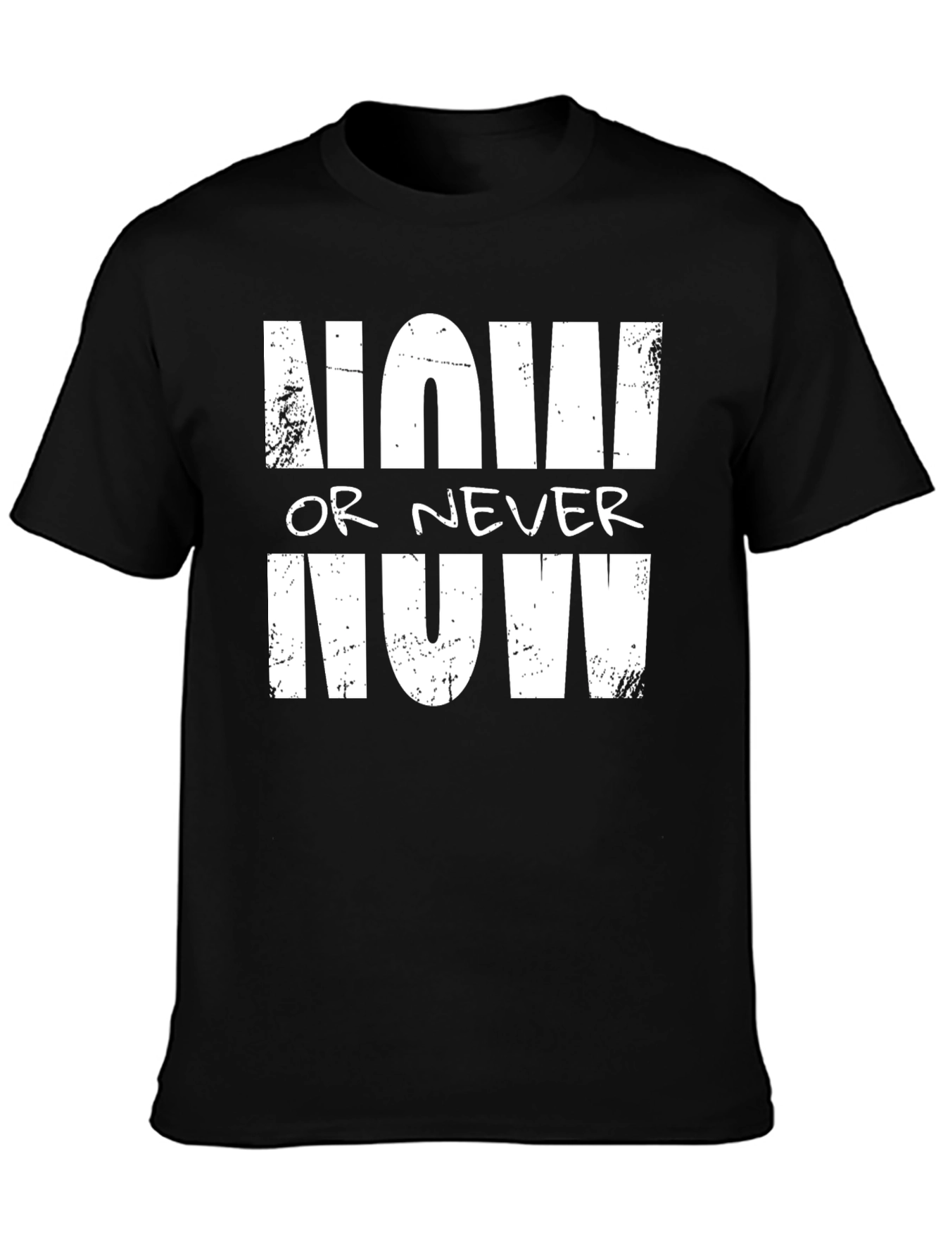 Now or Never T-Shirt - Bold Graphic Tee