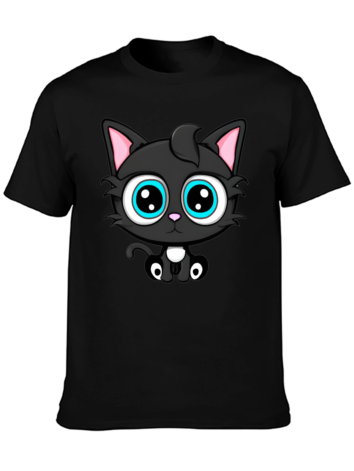 Cute Black Cat T-Shirt