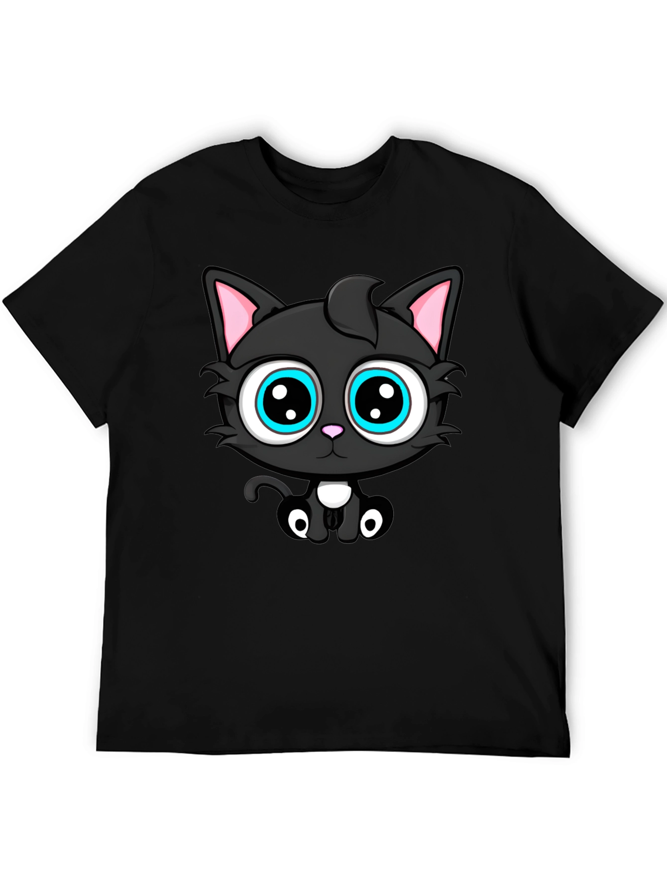 Cute Black Cat T-Shirt