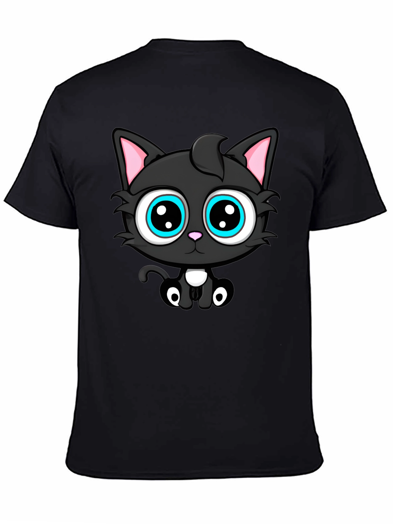 Cute Black Cat T-Shirt
