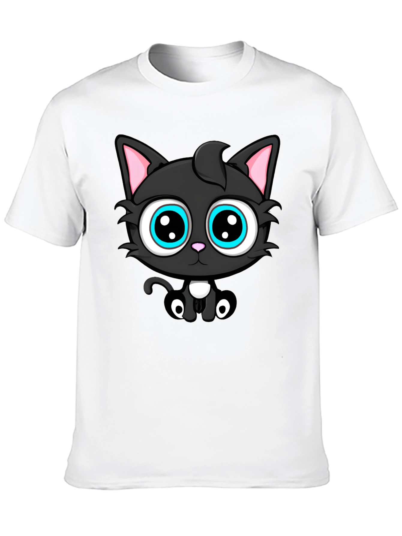 Cute Black Cat T-Shirt