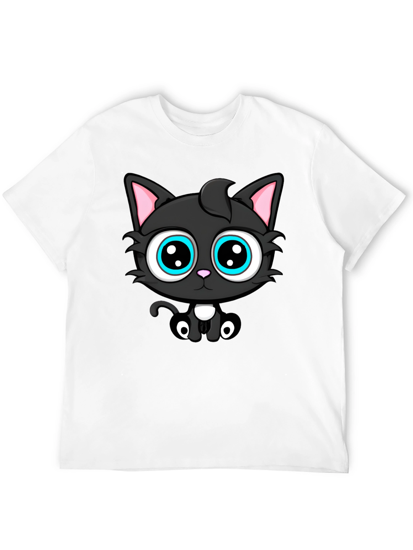 Cute Black Cat T-Shirt