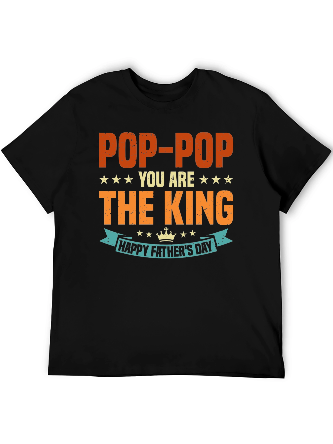 Pop-Pop King Fathers Day T-Shirt