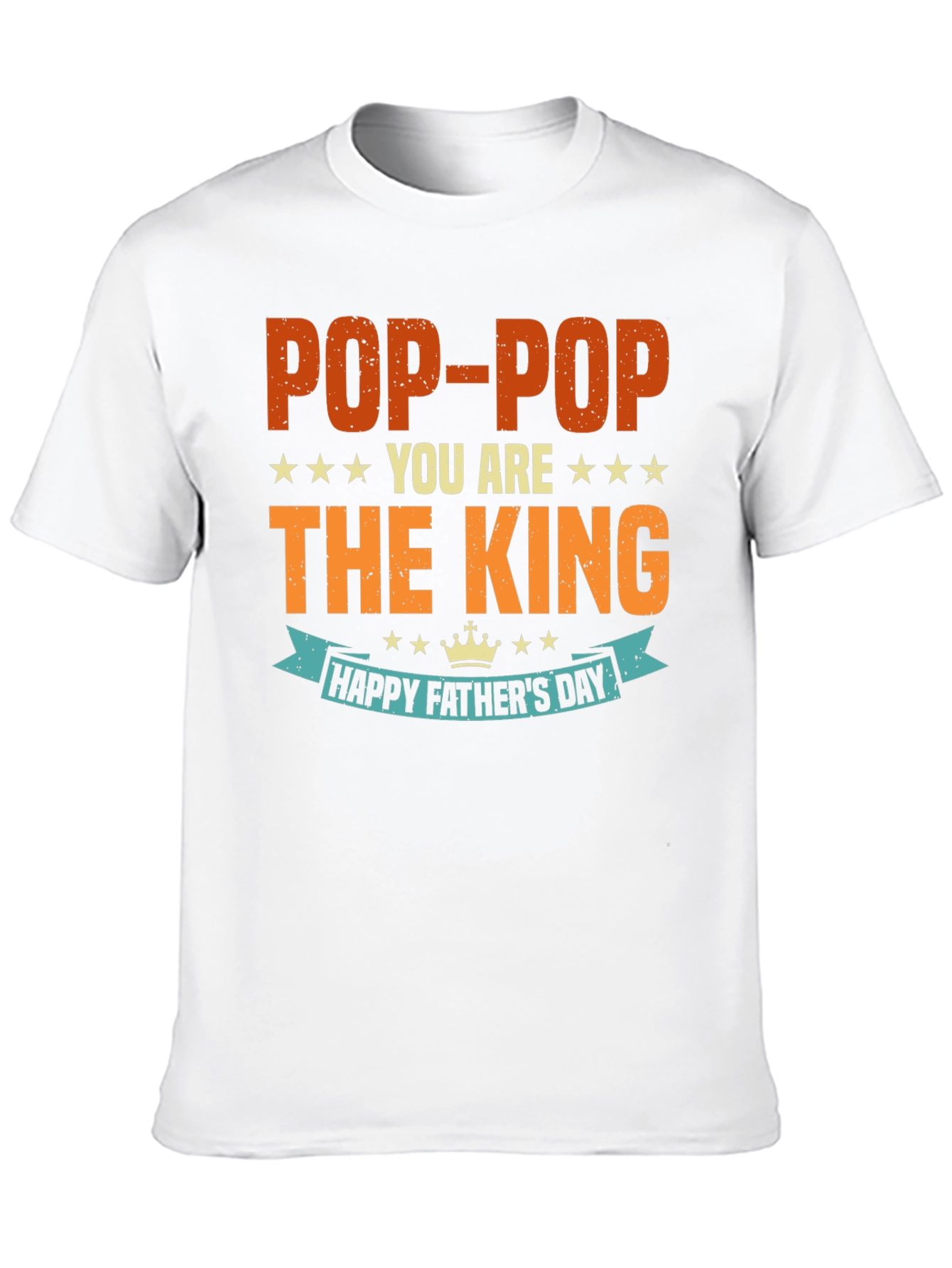 Pop-Pop King Fathers Day T-Shirt