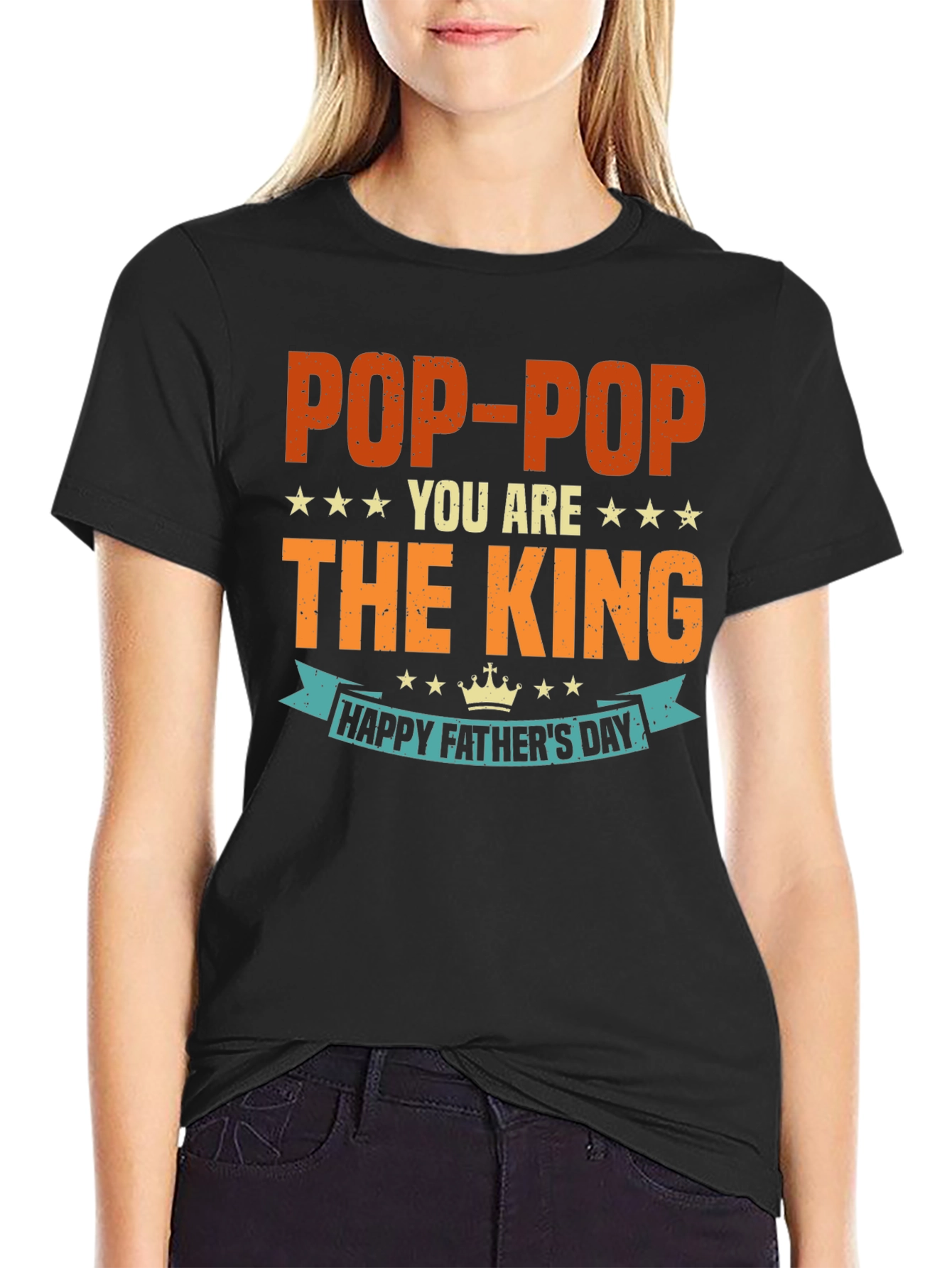 Pop-Pop King Fathers Day T-Shirt