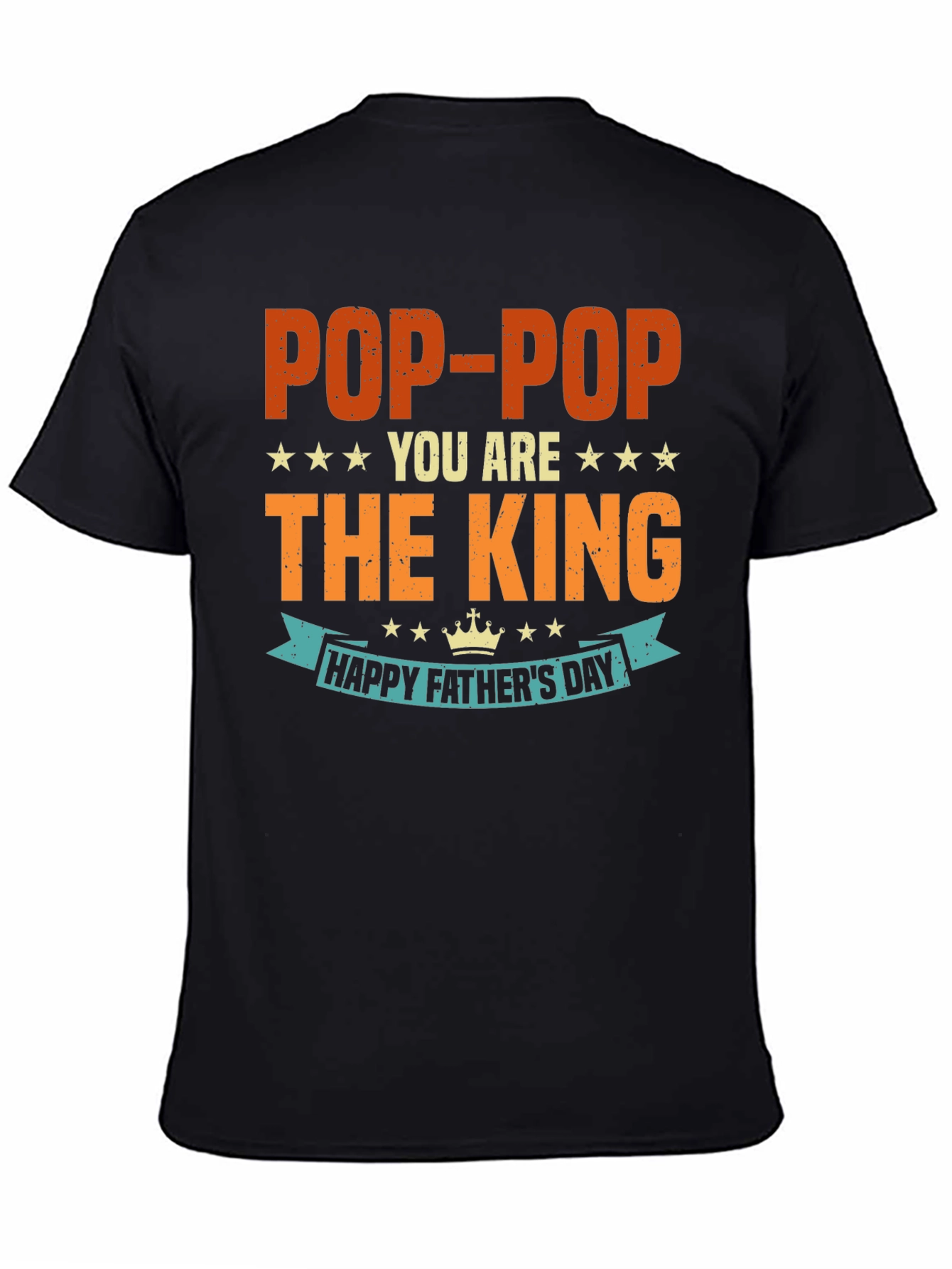 Pop-Pop King Fathers Day T-Shirt