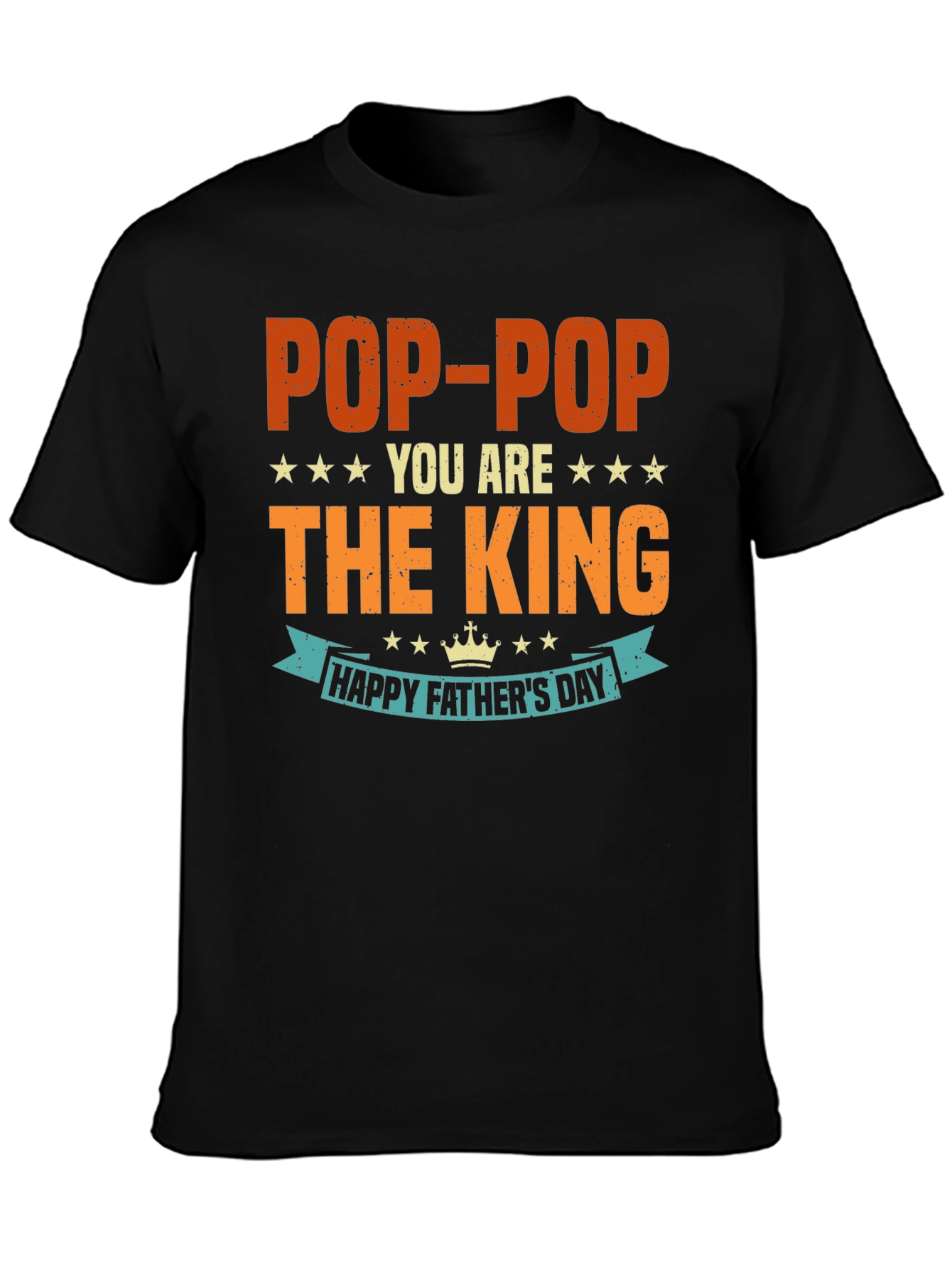 Pop-Pop King Fathers Day T-Shirt