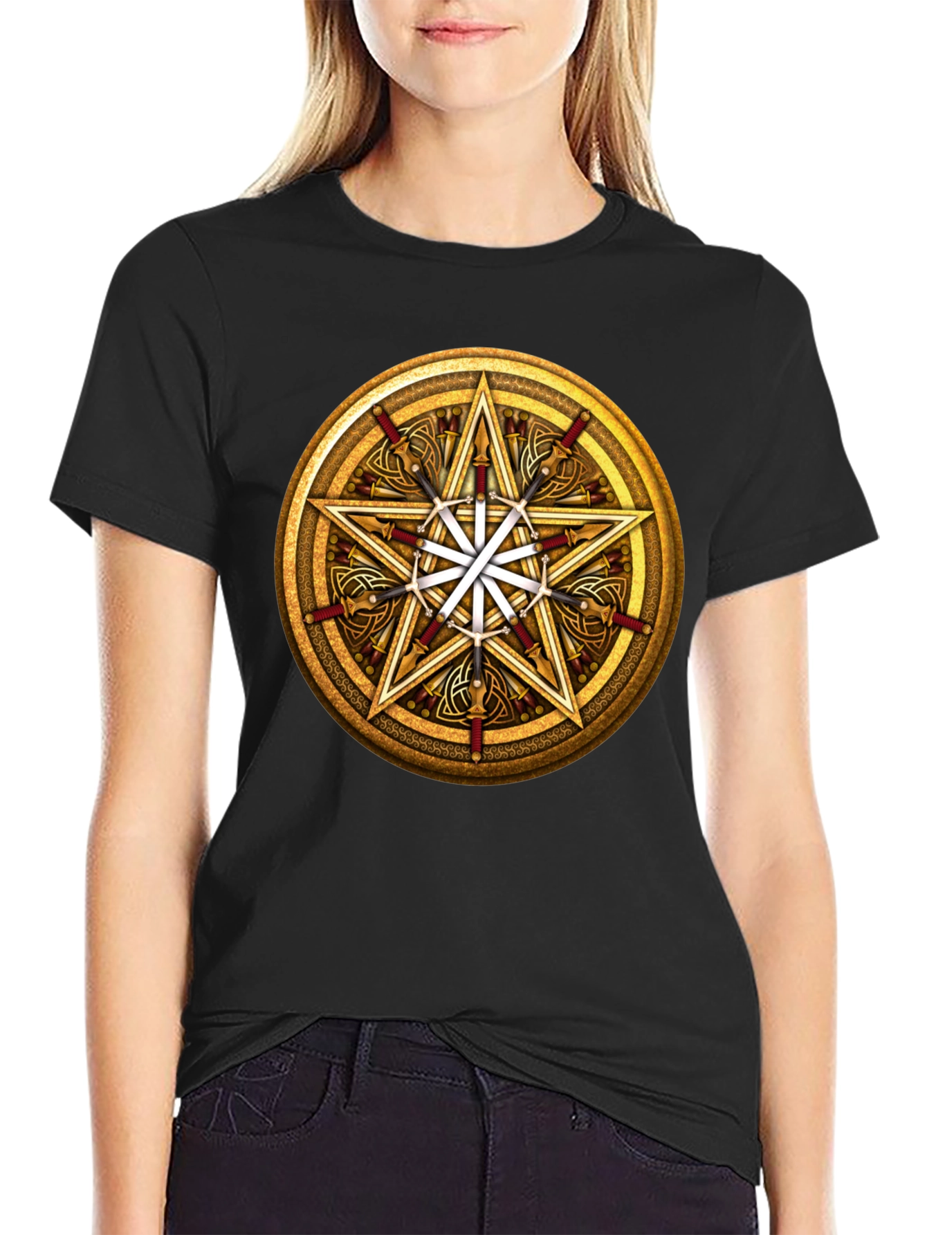 Pentacle Sword Graphic Tee