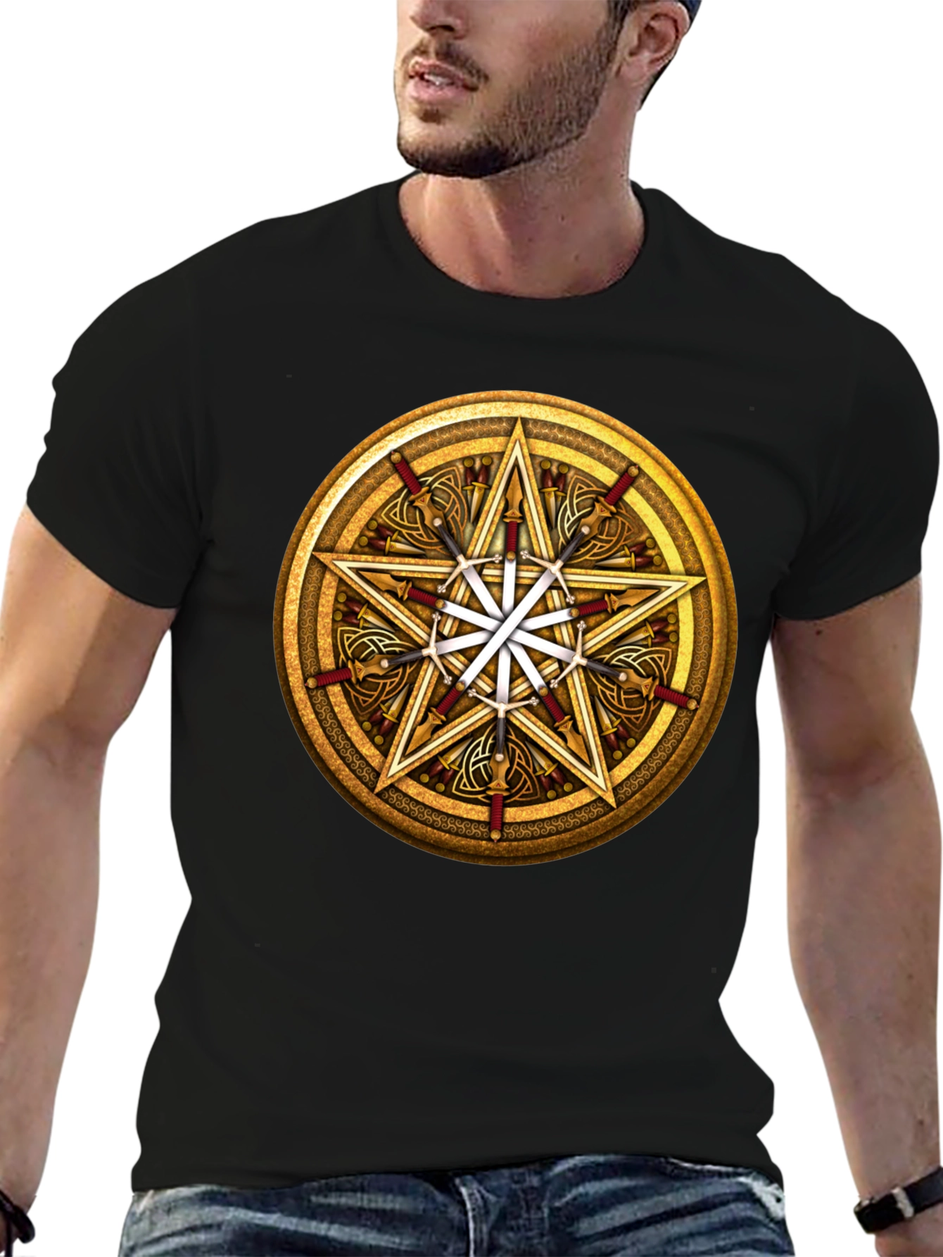 Pentacle Sword Graphic Tee