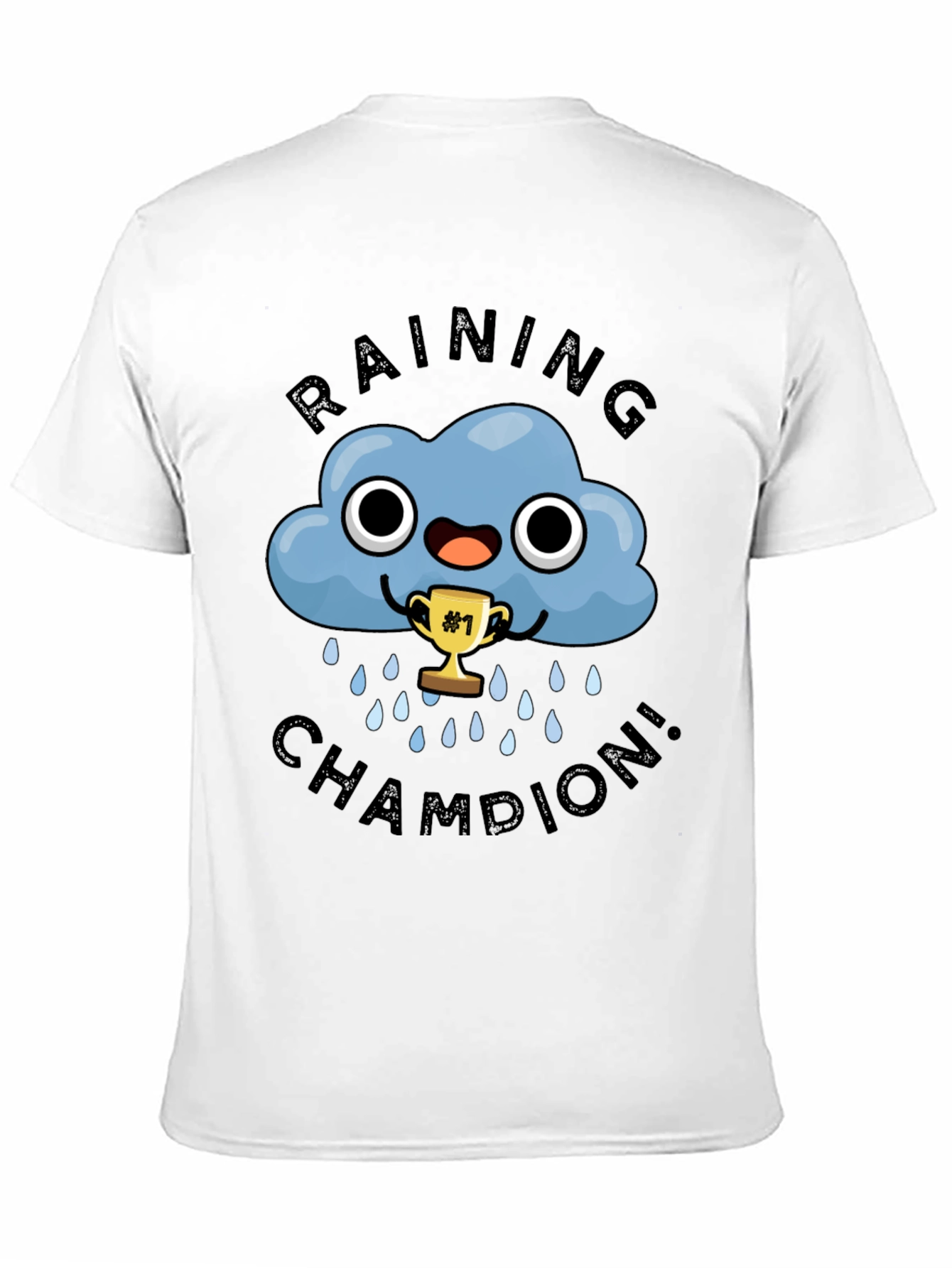 Raining Champion Black Graphic T-Shirt