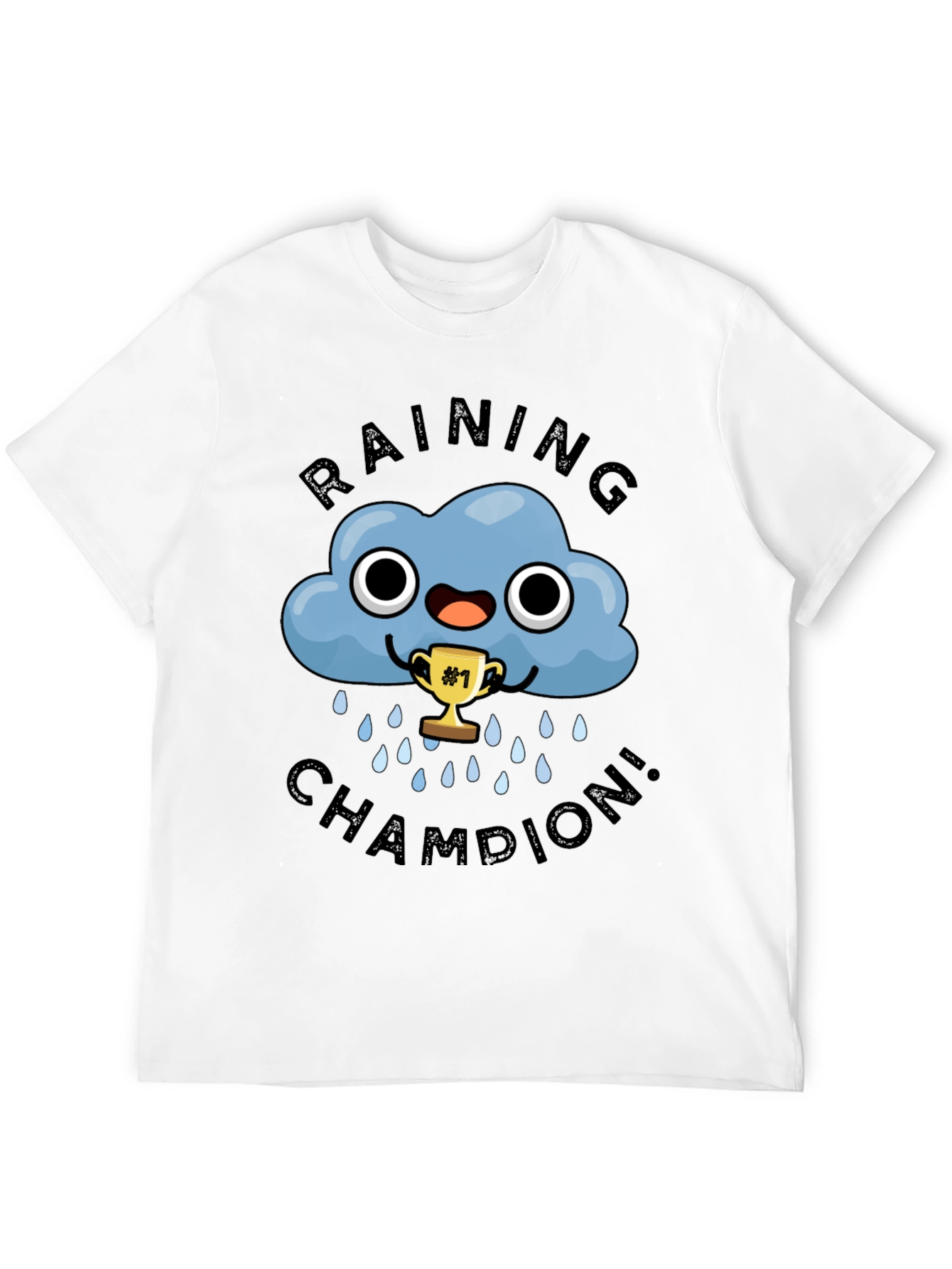 Raining Champion Black Graphic T-Shirt