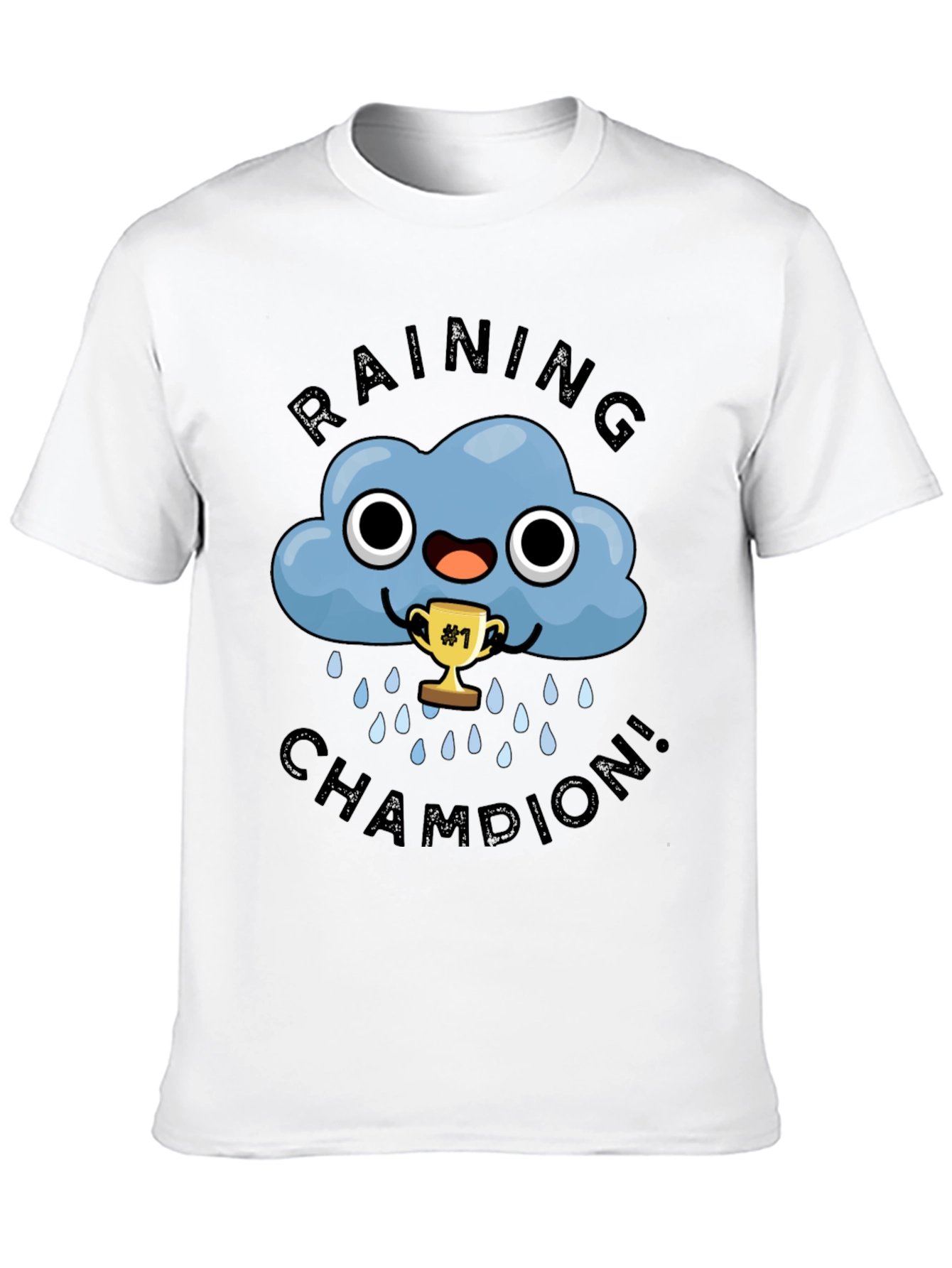 Raining Champion Black Graphic T-Shirt