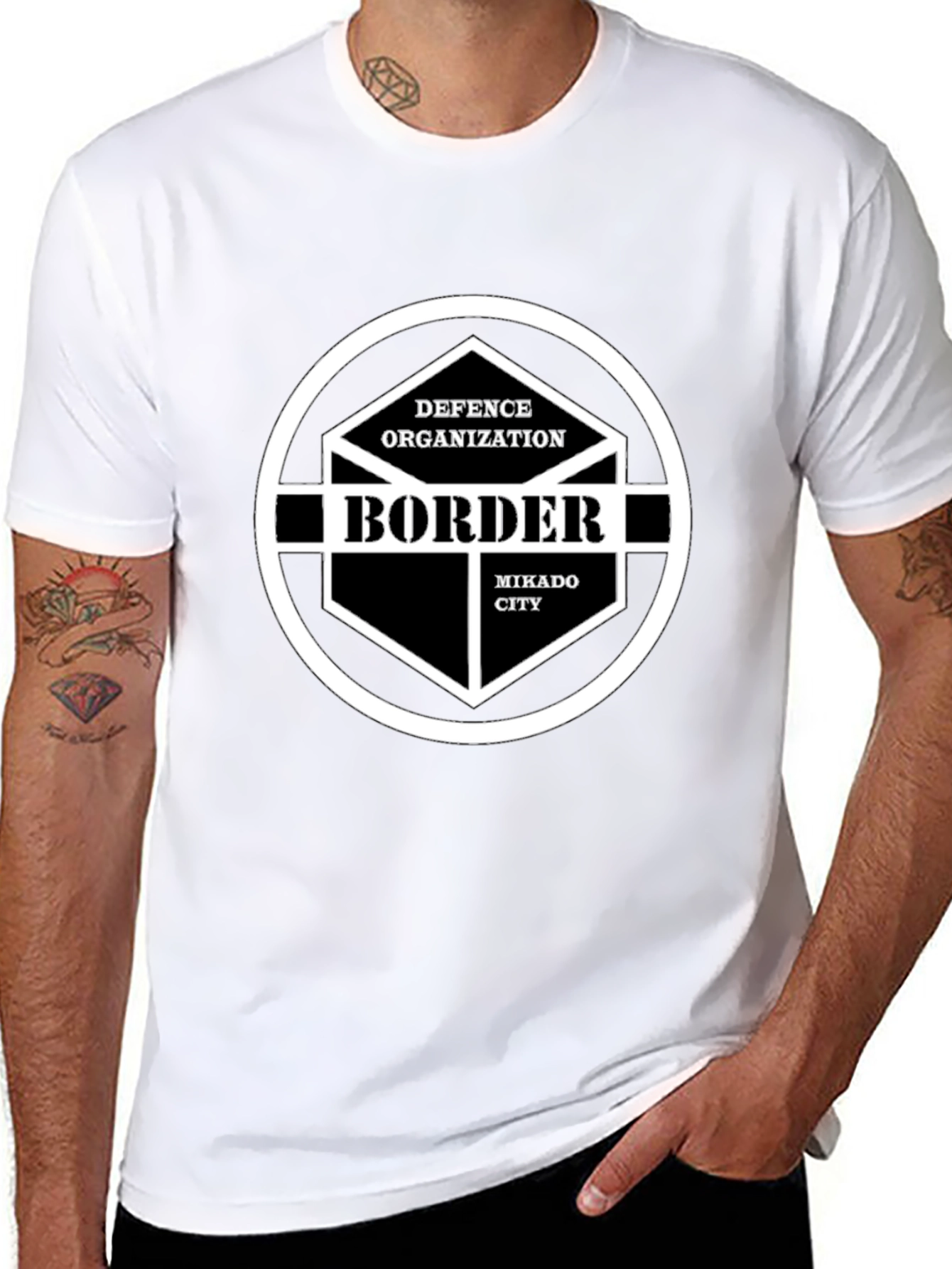 Defence Organization Border Mikado City T-Shirt
