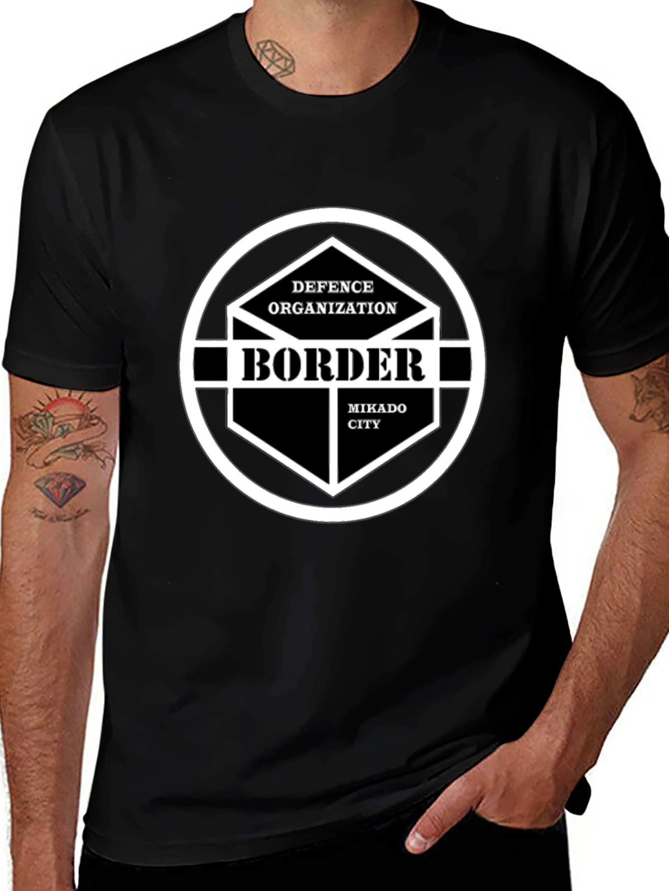 Defence Organization Border Mikado City T-Shirt