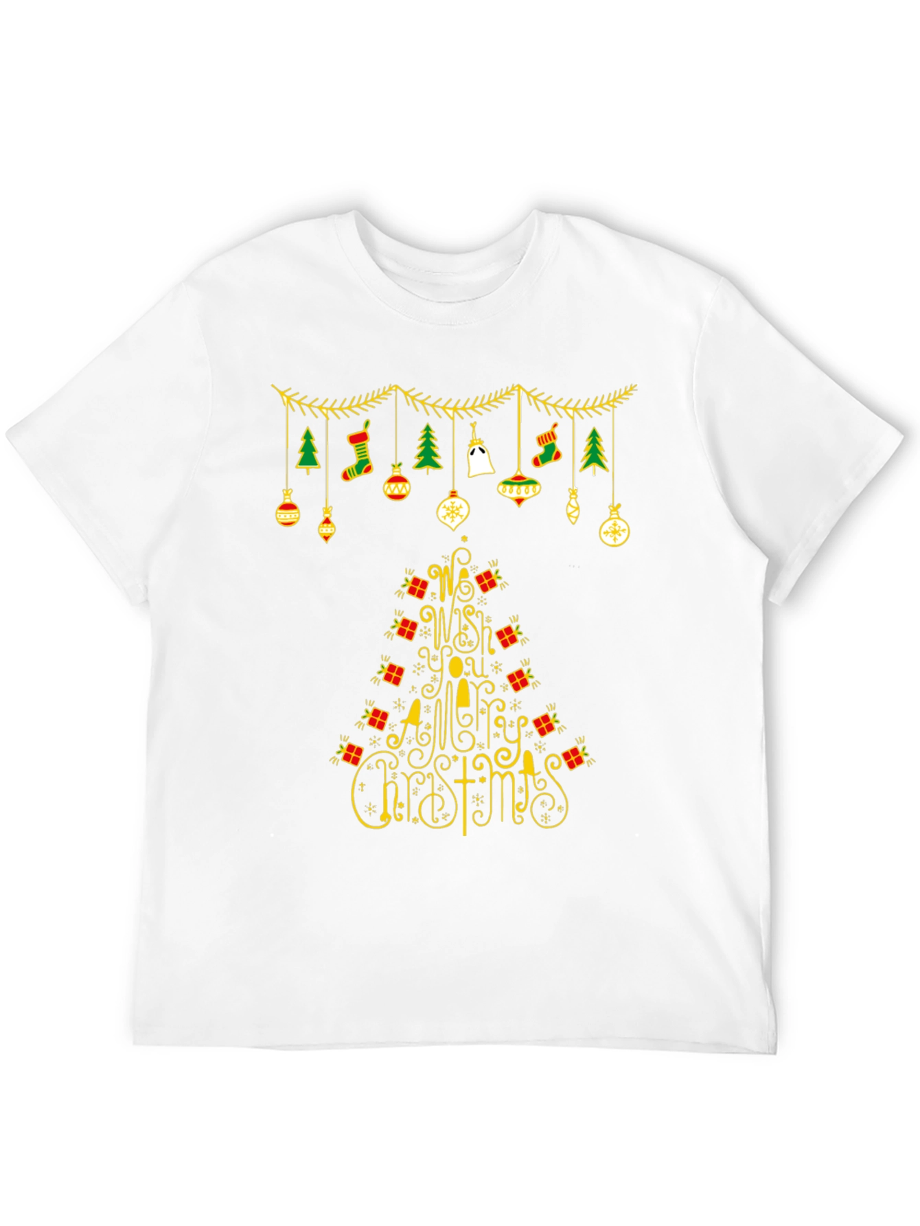 Festive Christmas Tree T-Shirt Holiday Apparel