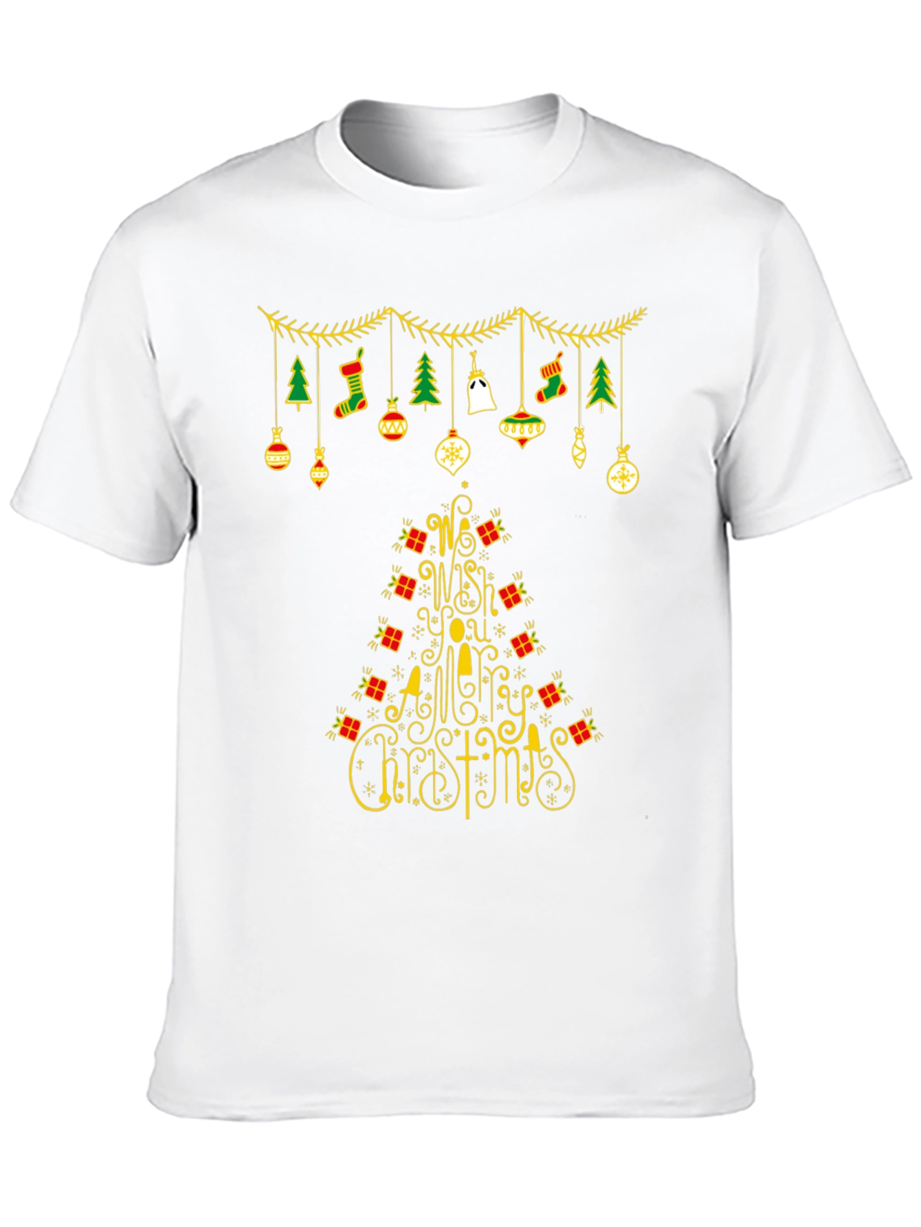 Festive Christmas Tree T-Shirt Holiday Apparel