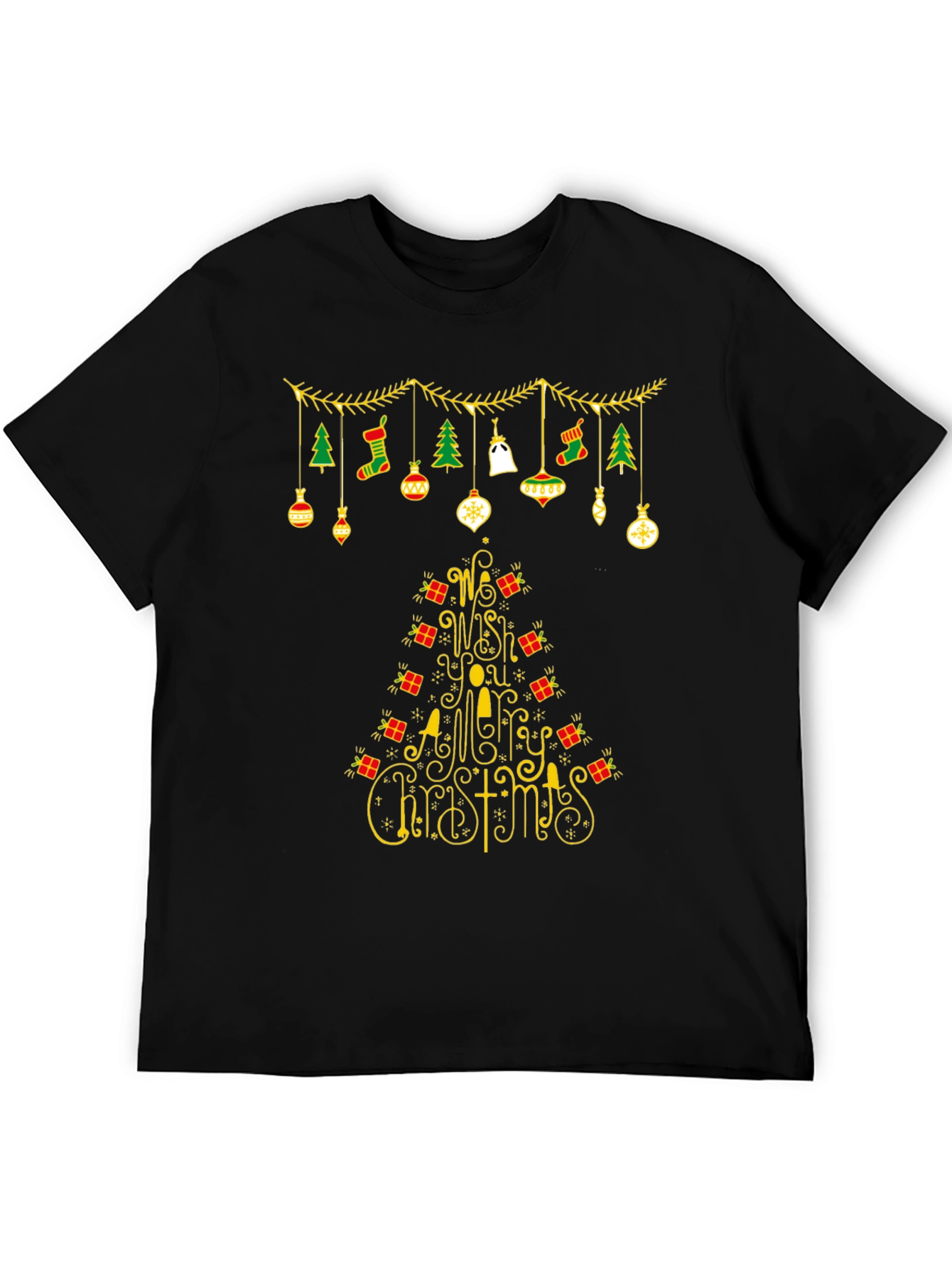 Festive Christmas Tree T-Shirt Holiday Apparel