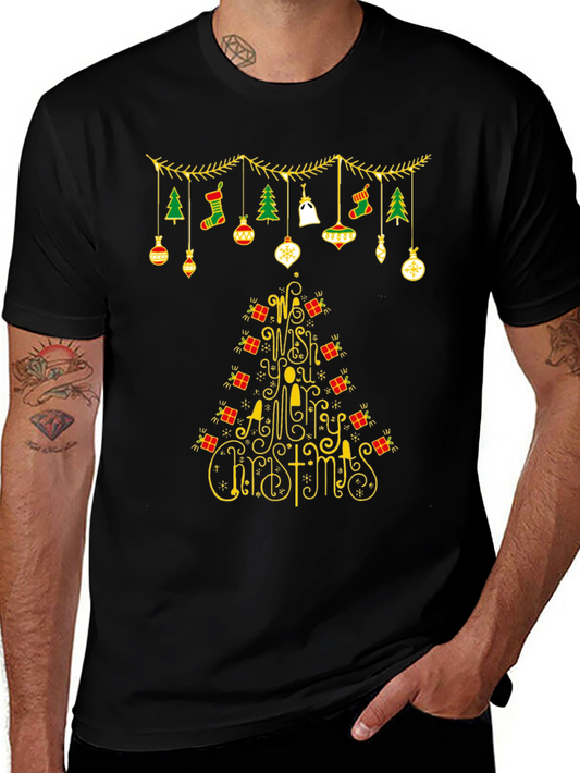 Festive Christmas Tree T-Shirt Holiday Apparel