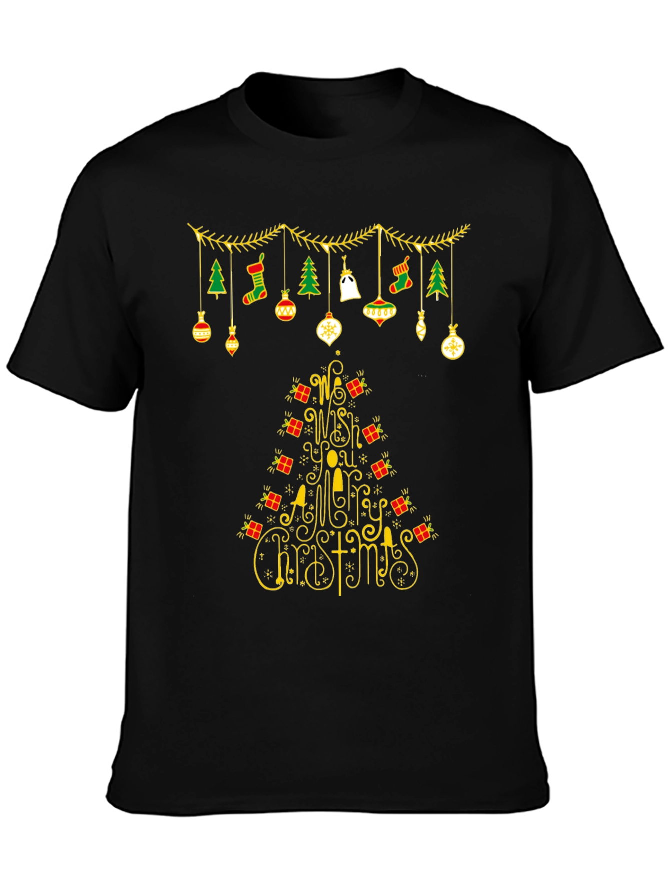 Festive Christmas Tree T-Shirt Holiday Apparel
