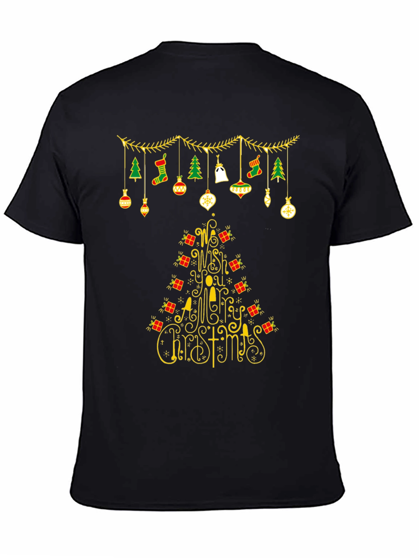 Festive Christmas Tree T-Shirt Holiday Apparel