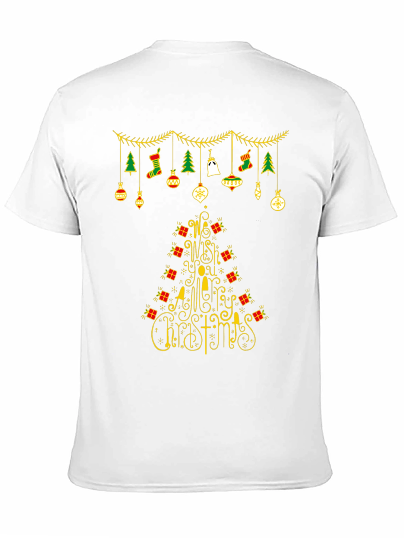 Festive Christmas Tree T-Shirt Holiday Apparel