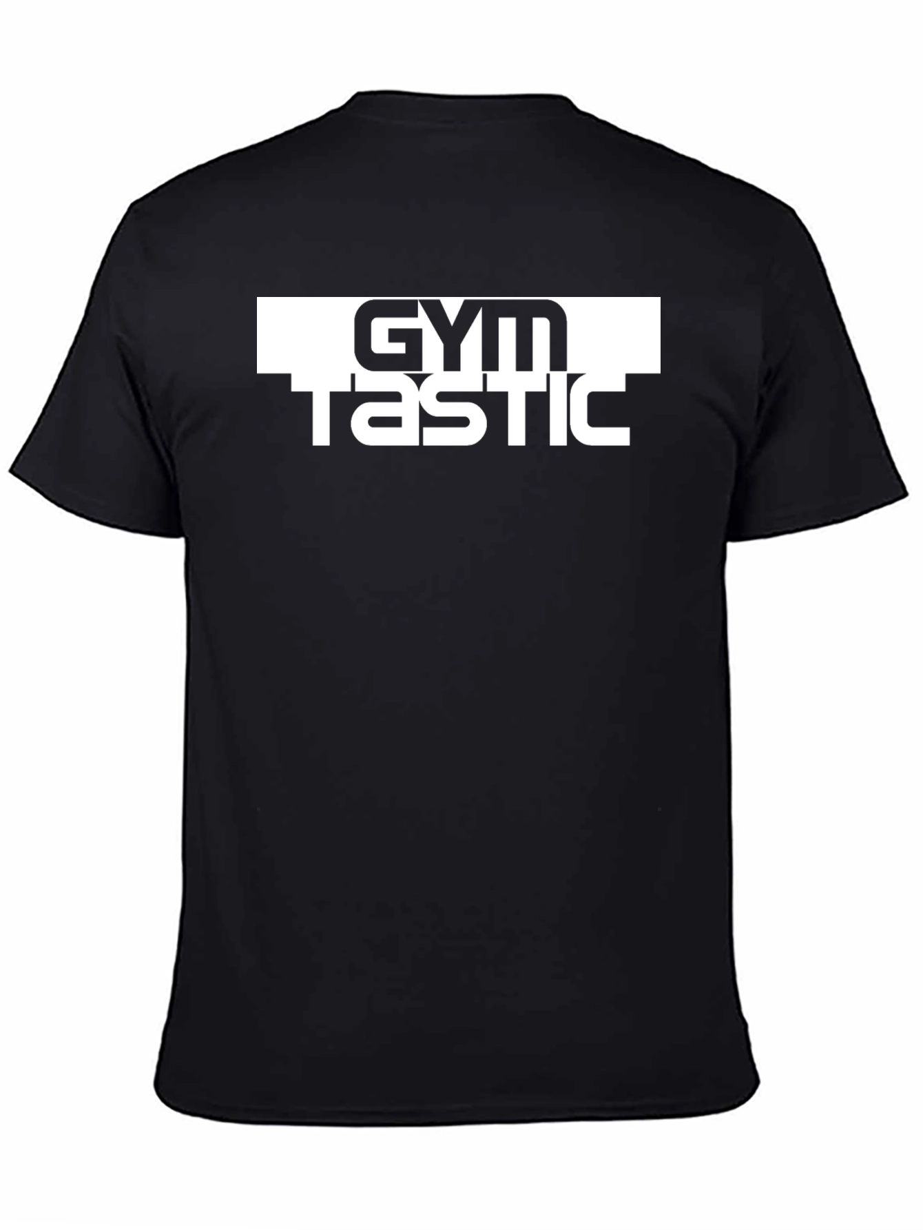 Gymtastic Black T-Shirt - Workout Motivation