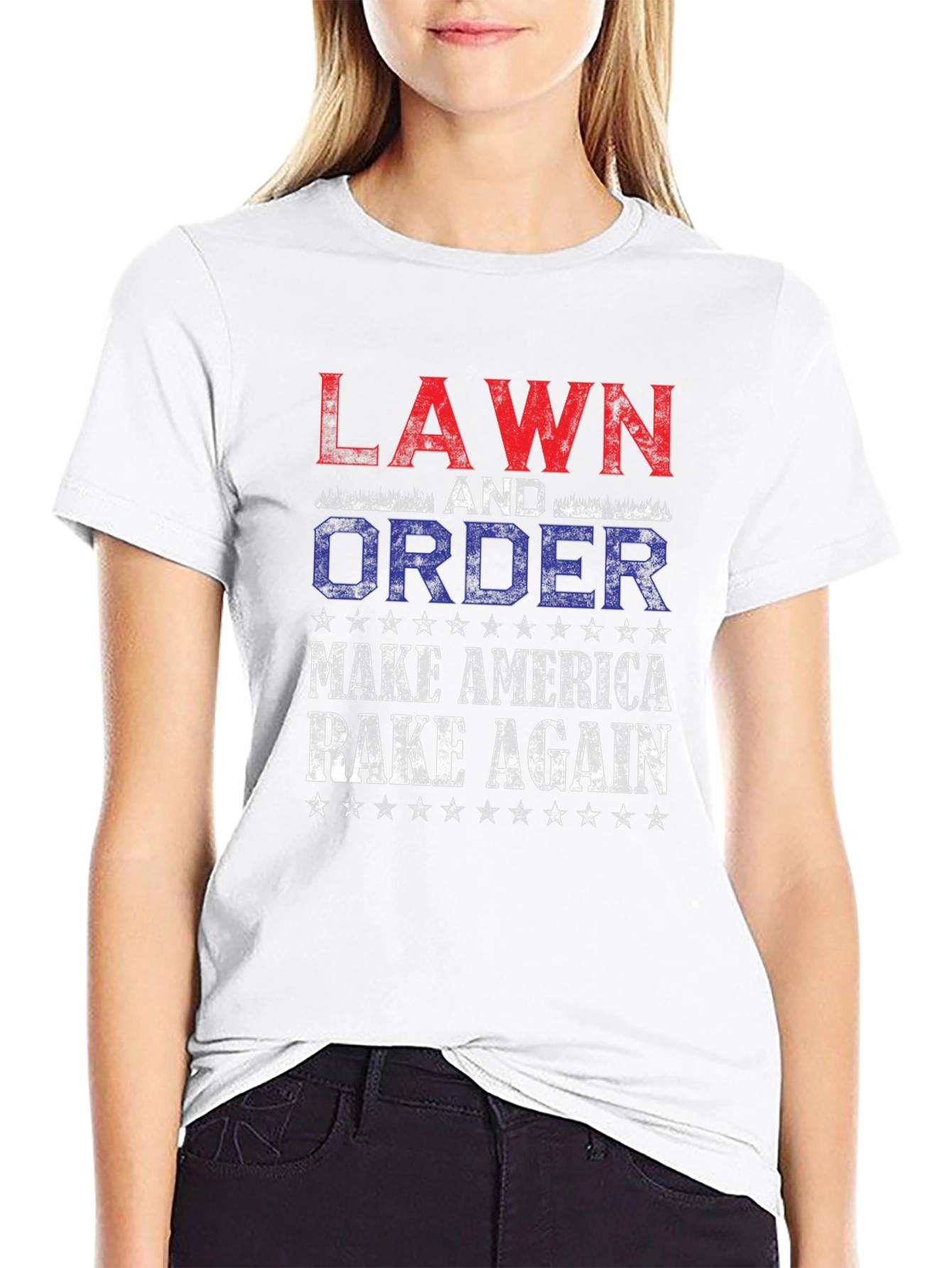 Lawn and Order: Make America Rake Again T-Shirt