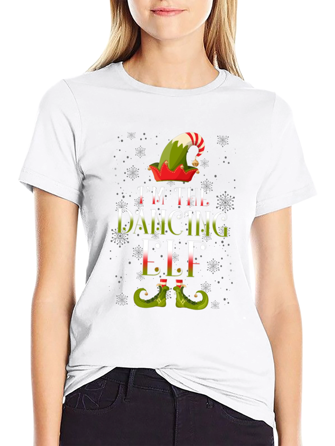 Dancing Elf Christmas T-Shirt