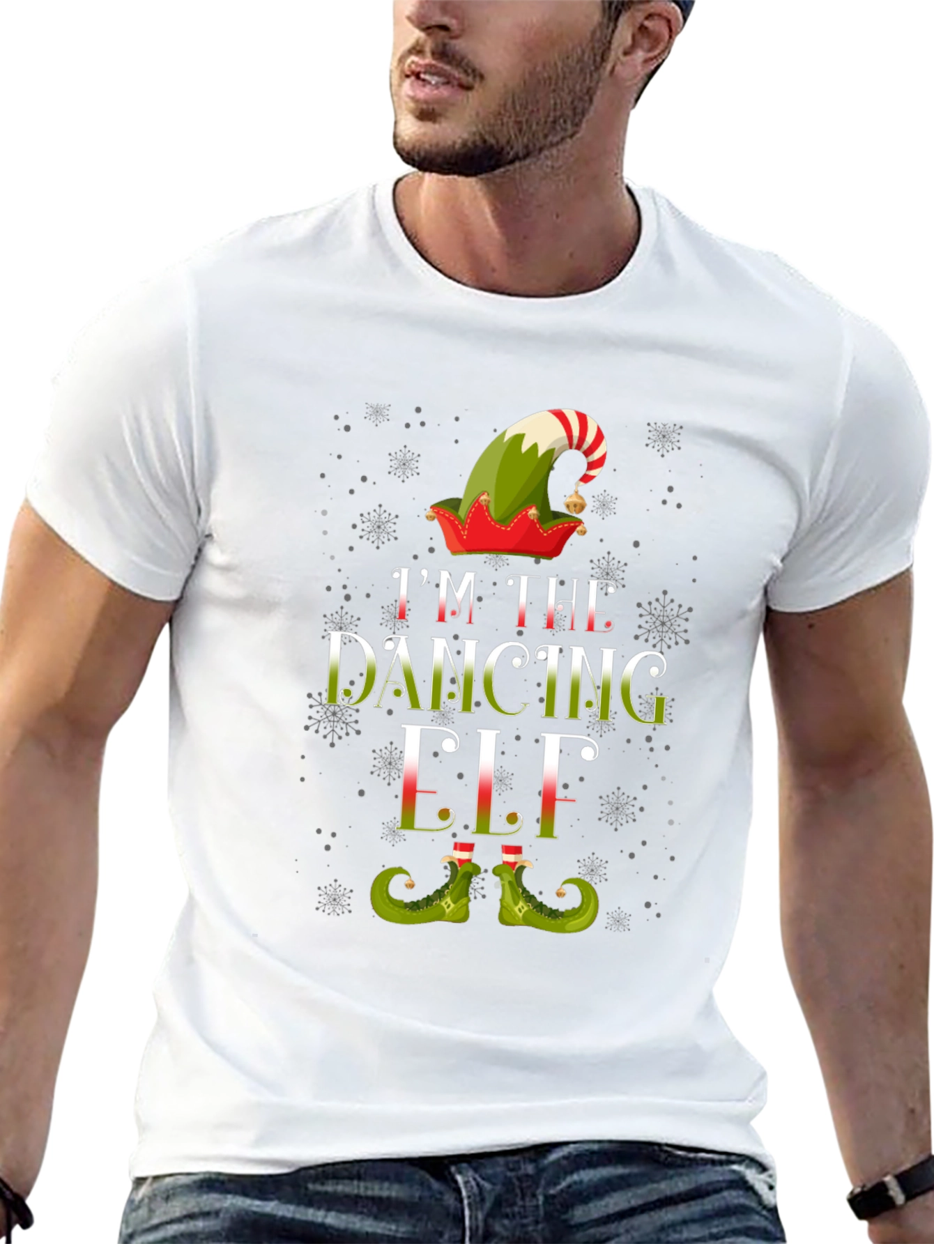 Dancing Elf Christmas T-Shirt