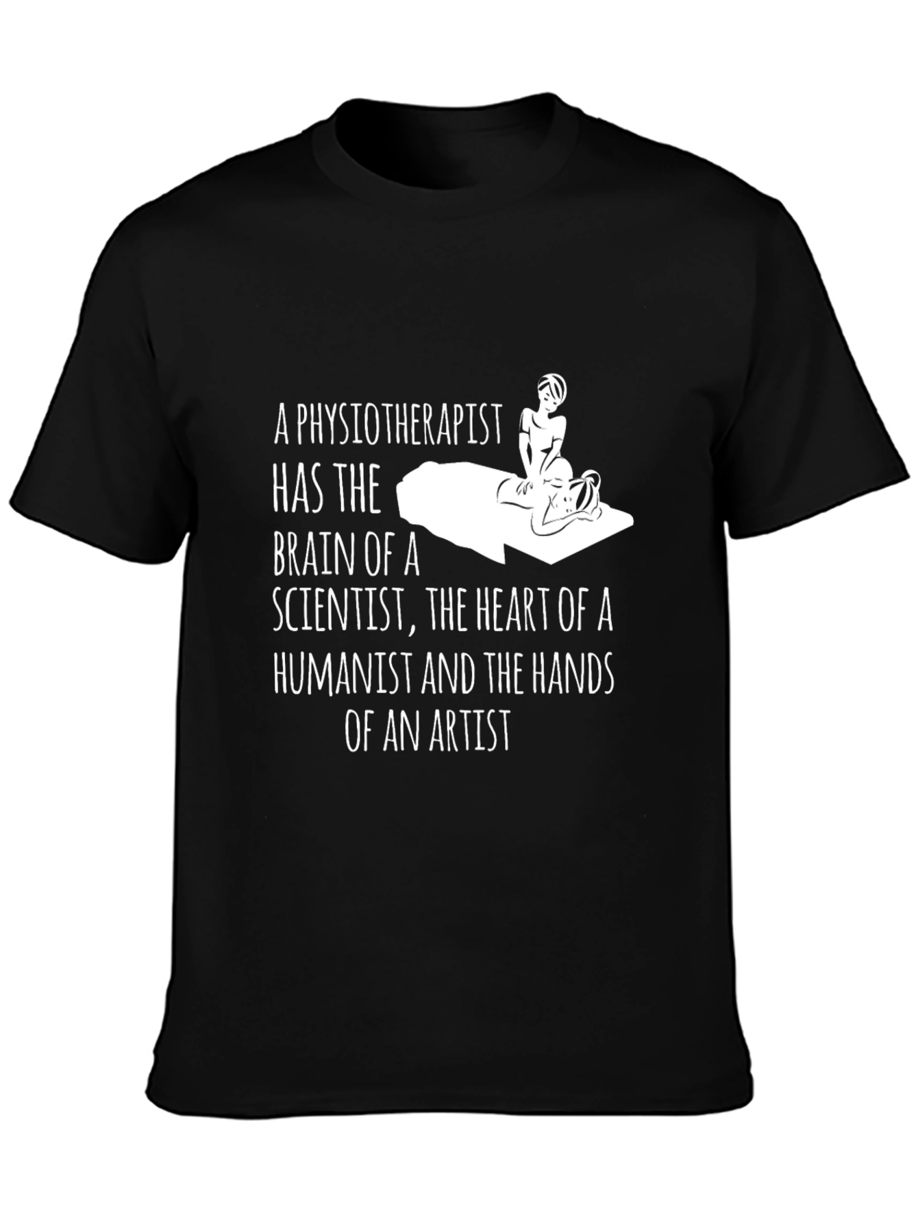 Physiotherapist Brain Heart Hands T-Shirt