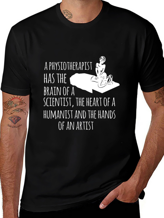 Physiotherapist Brain Heart Hands T-Shirt