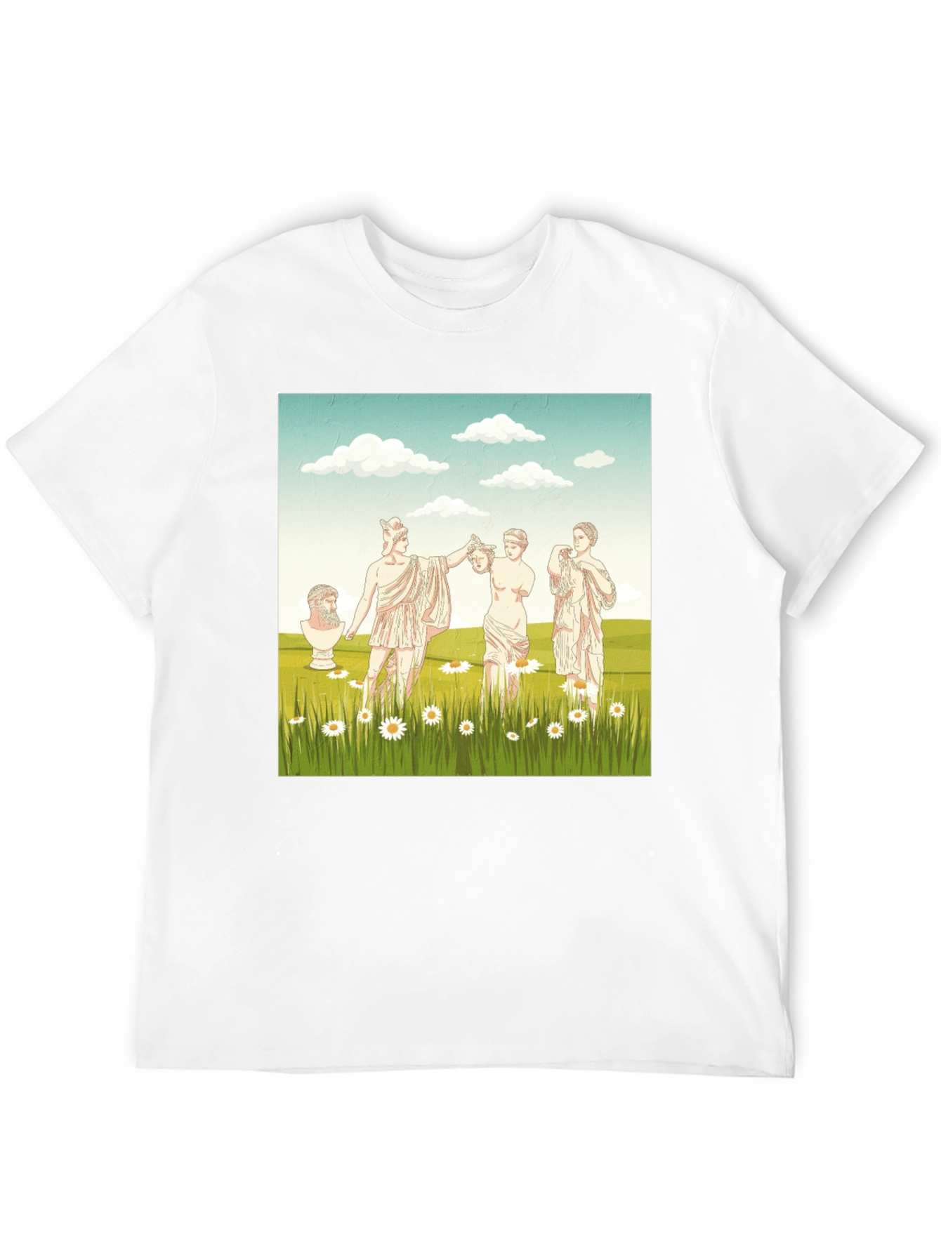 Greek Statue Art Graphic Tee