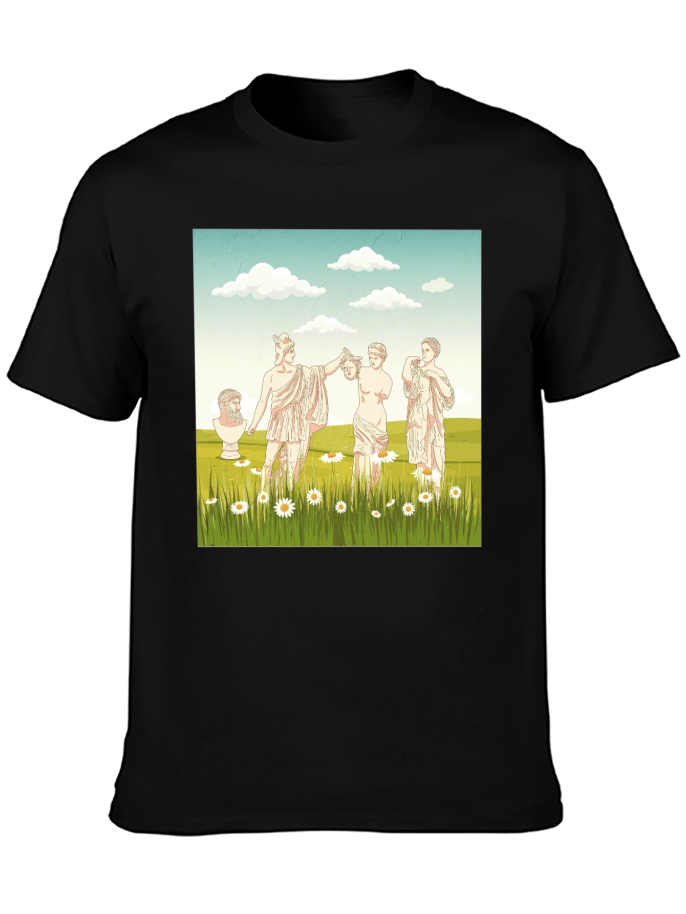 Greek Statue Art Graphic Tee