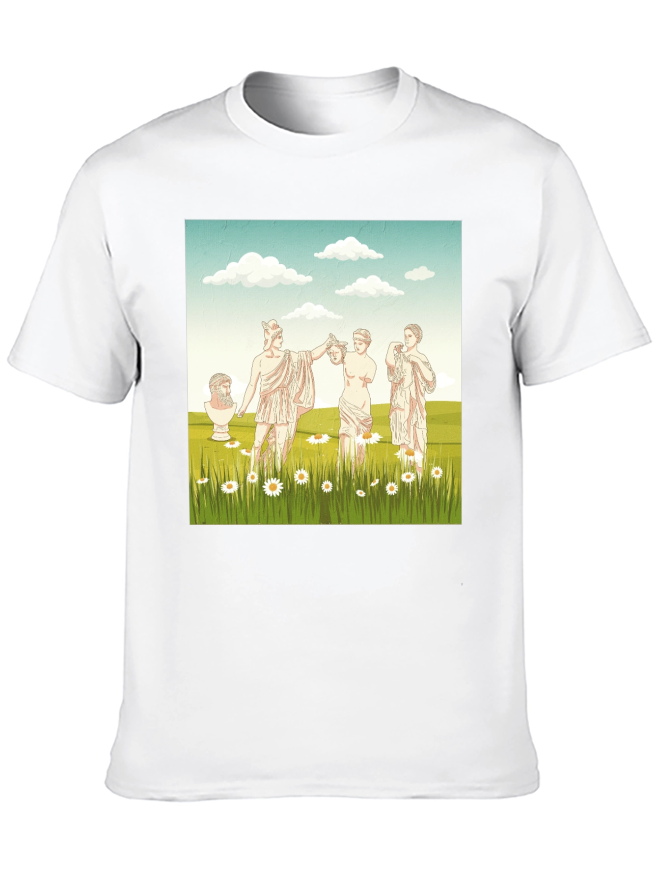 Greek Statue Art Graphic Tee