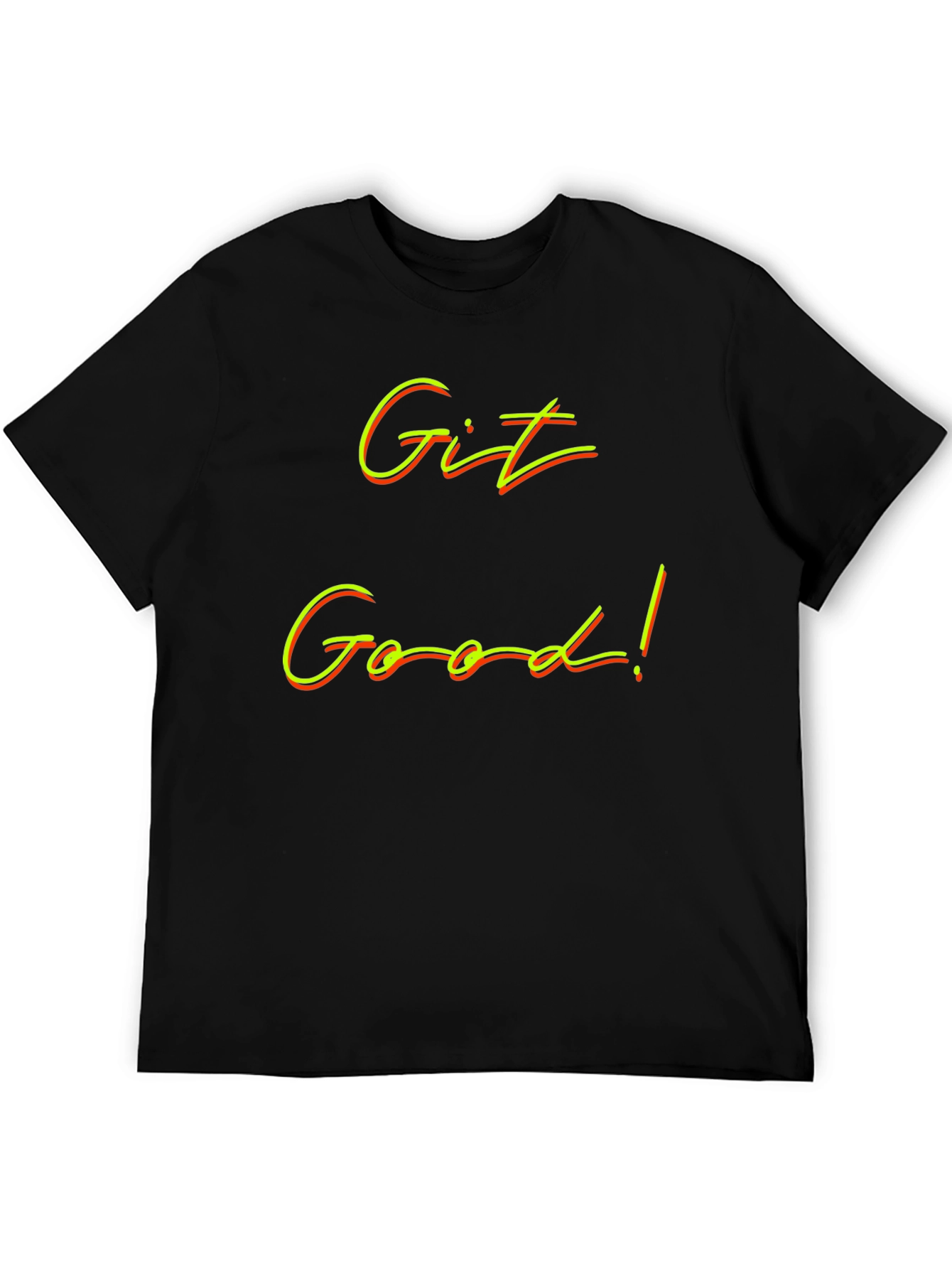 Git Good Black T-Shirt - Coding and Gaming Motivation