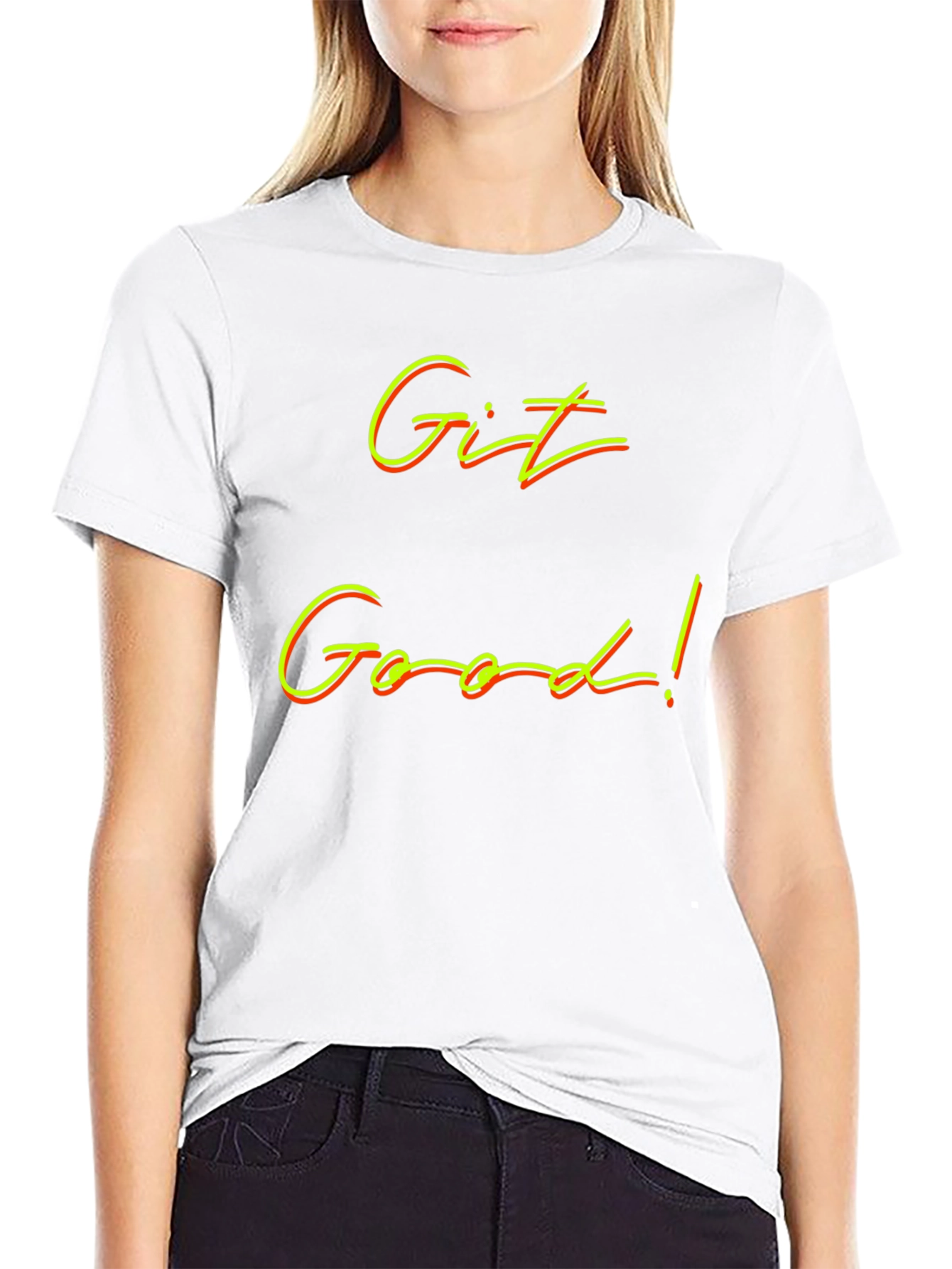 Git Good Black T-Shirt - Coding and Gaming Motivation