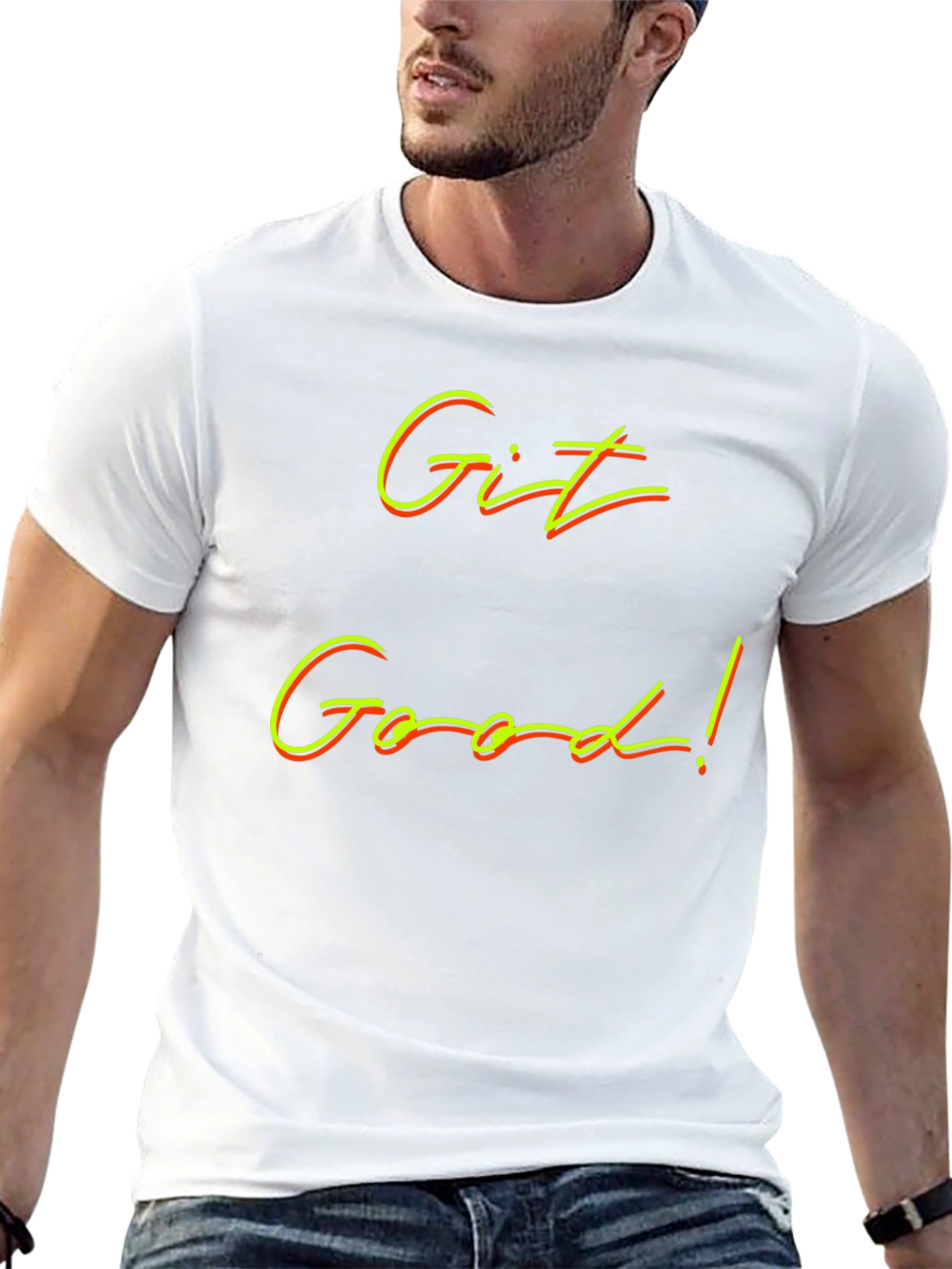 Git Good Black T-Shirt - Coding and Gaming Motivation