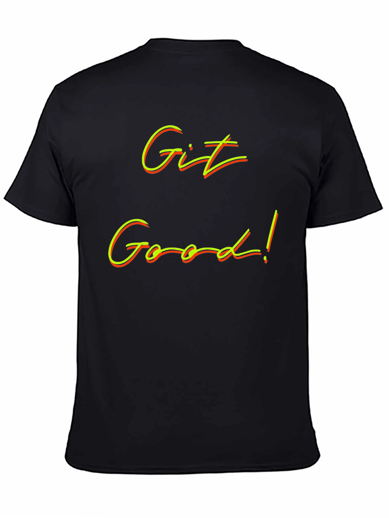 Git Good Black T-Shirt - Coding and Gaming Motivation