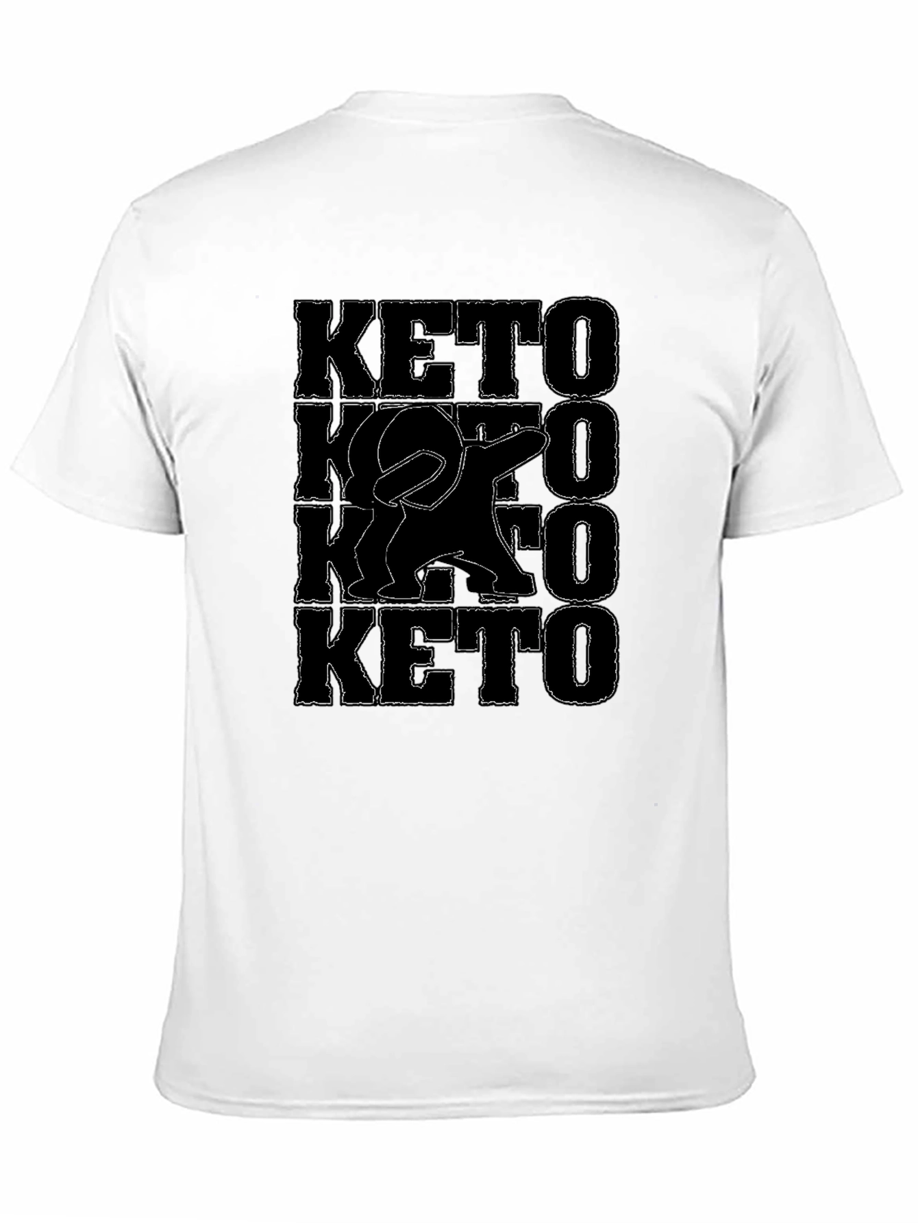Keto Dab Graphic Tee - Black