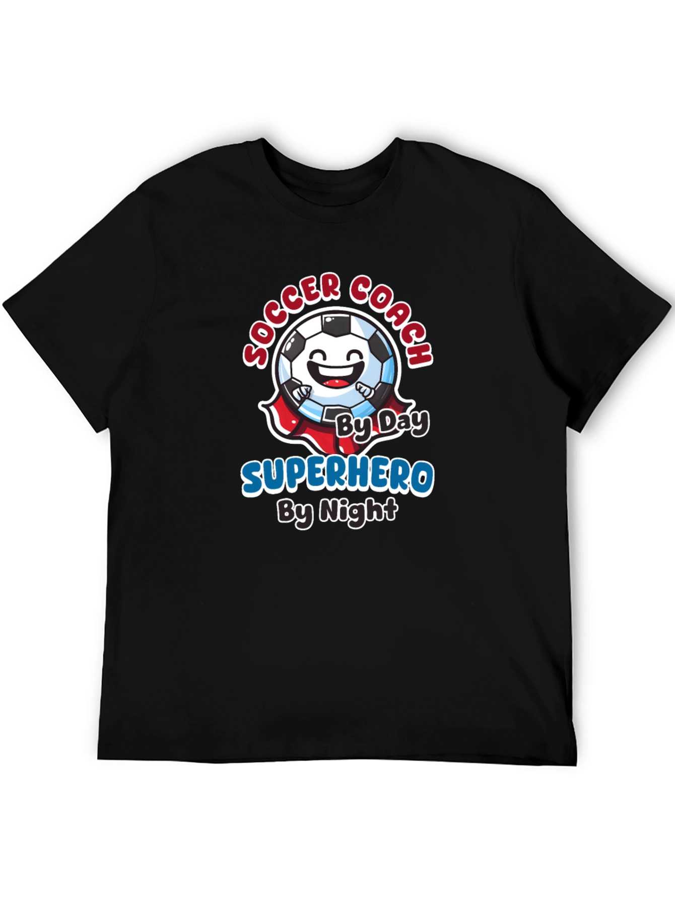 Soccer Coach Superhero T-Shirt
