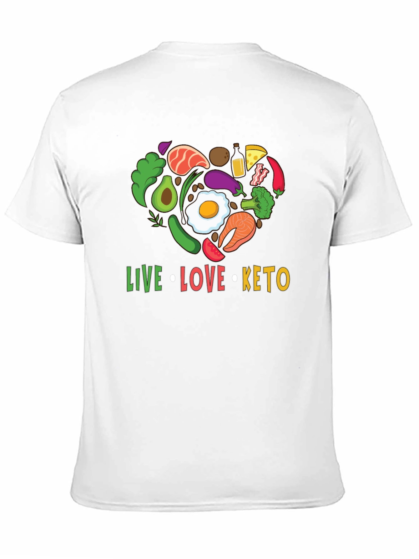 Live Love Keto T-Shirt - Diet Lifestyle Tee